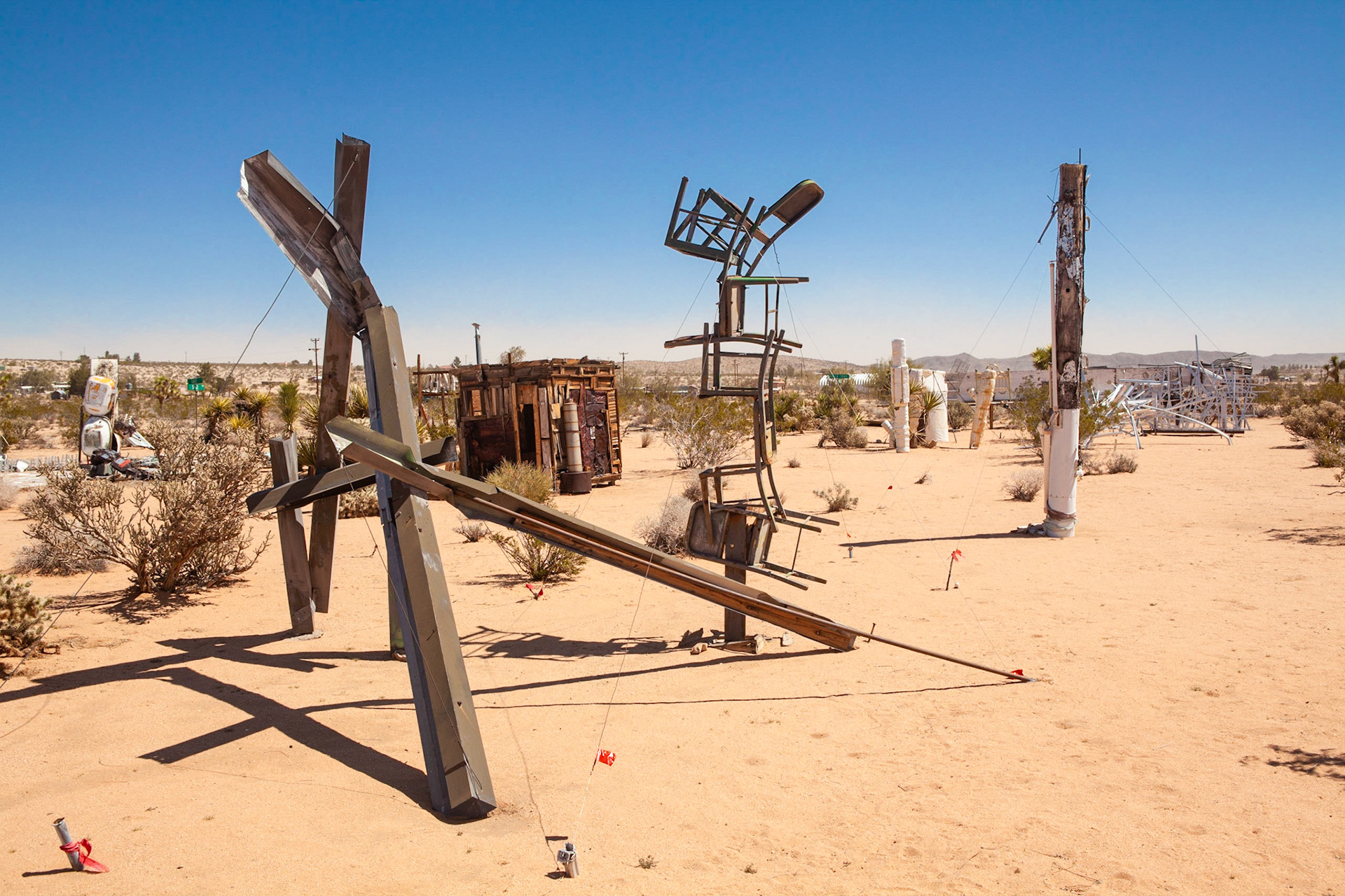 Noah Purifoy's Outdoor Museum near Joshua Tree, CA. Photo by Ming Lo