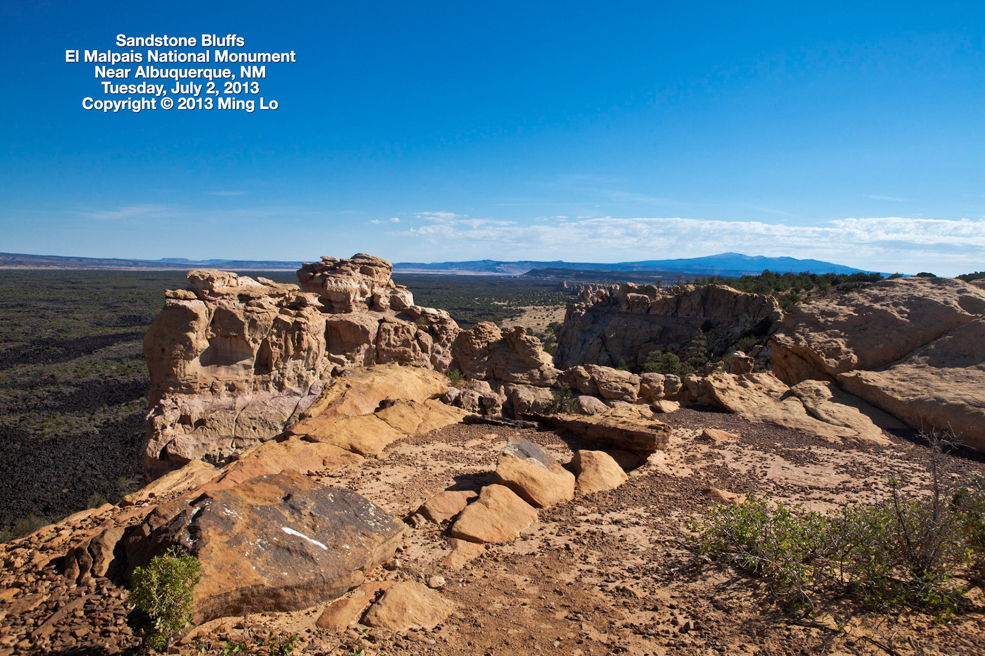 Sandstone Bluffs, El Malpais, New Mexico