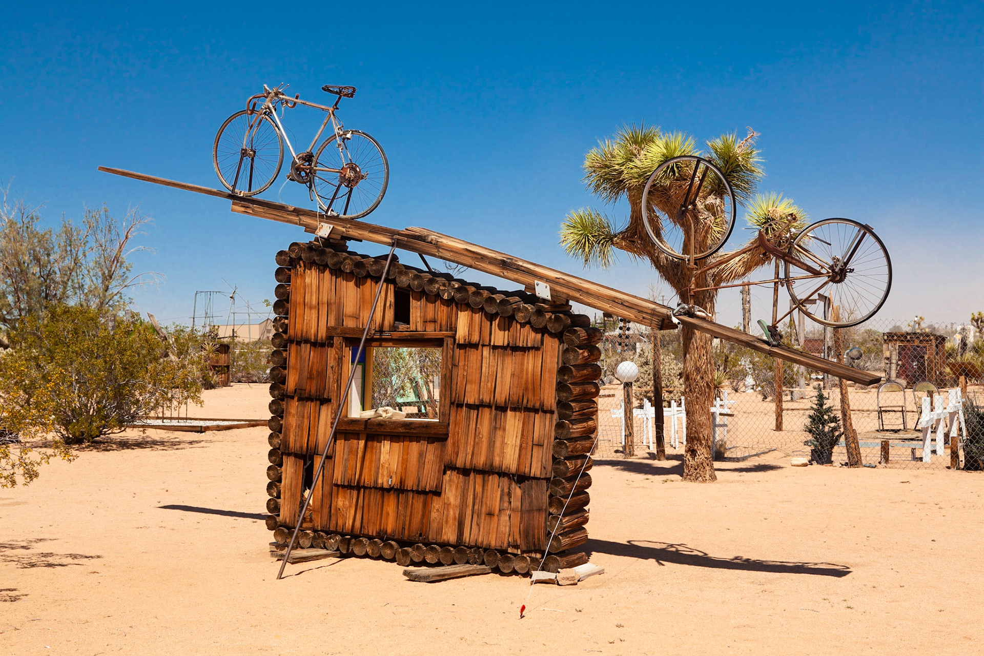 Noah Purifoy's Outdoor Museum near Joshua Tree, CA. Photo by Ming Lo