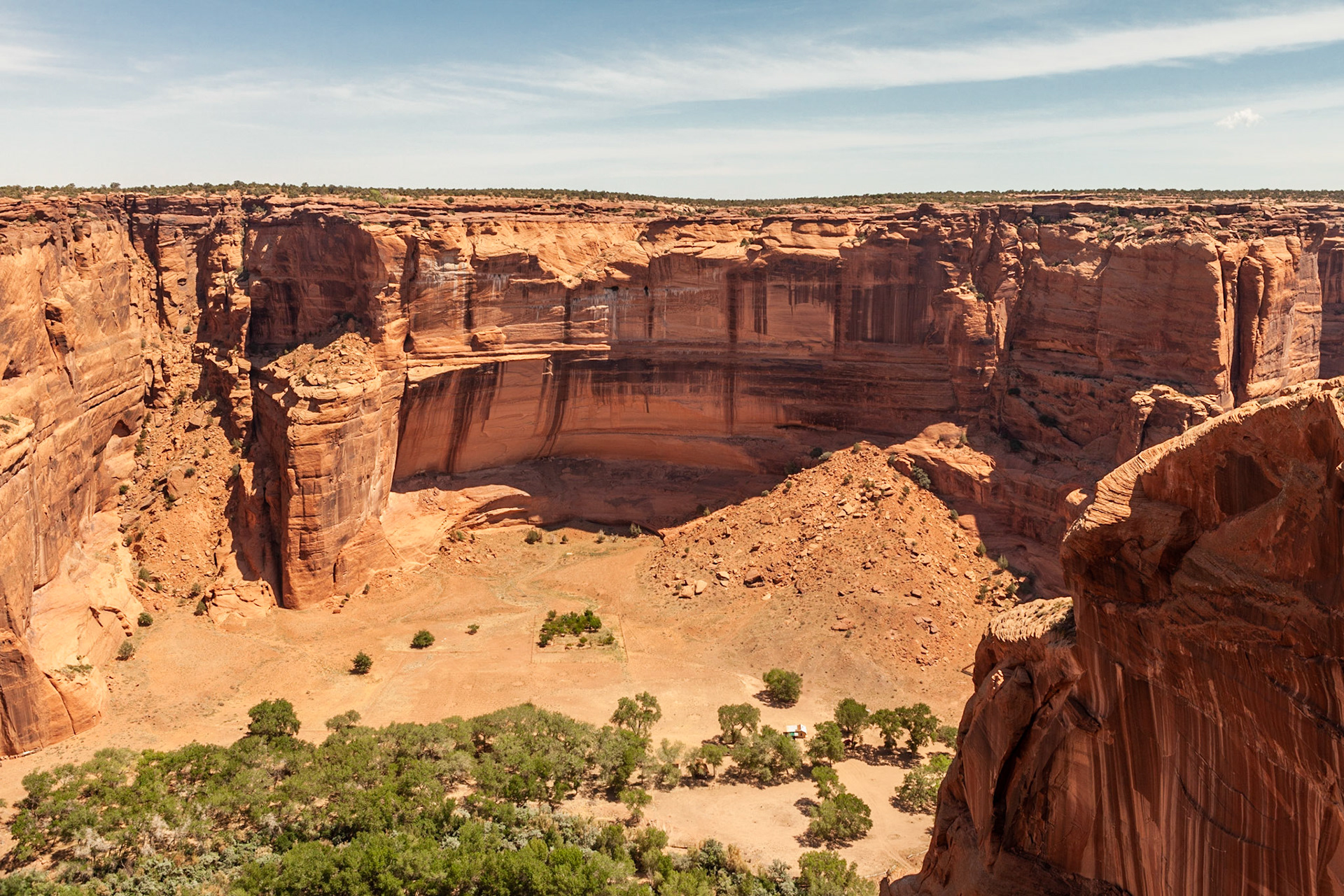 White House Trail View, Canyon de Chelly, Chinle, AZ.  © 2013 Ming Lo