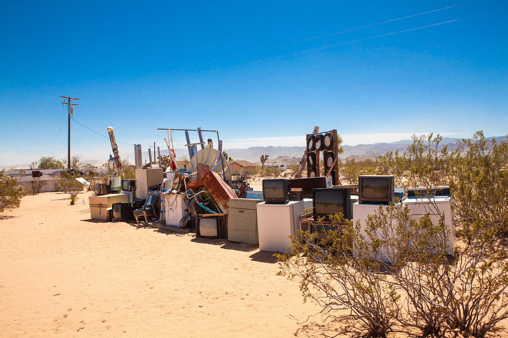 Noah Purifoy's Outdoor Museum near Joshua Tree, CA. Photo by Ming Lo