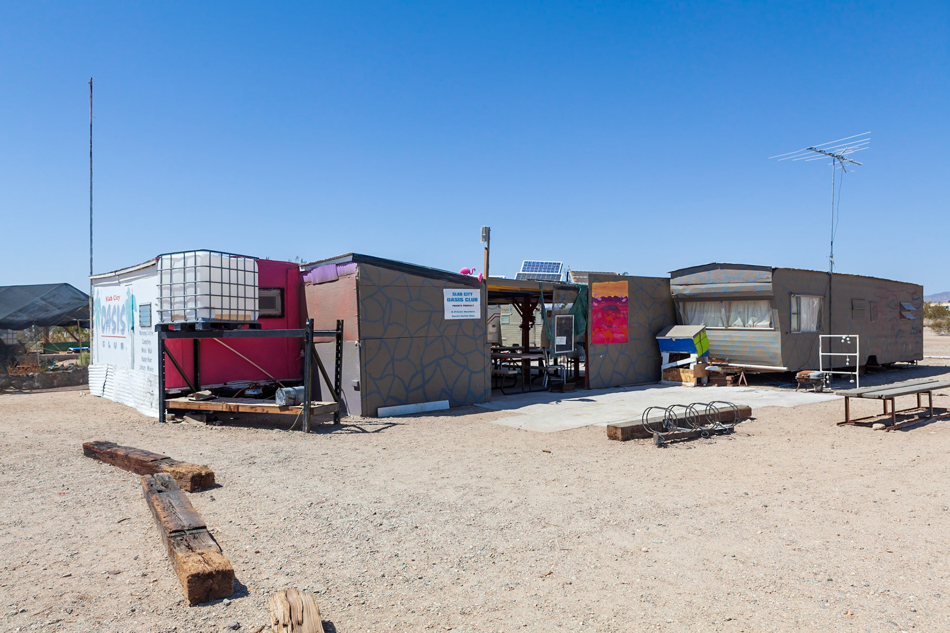 Slab City, CA. Photo by Ming Lo