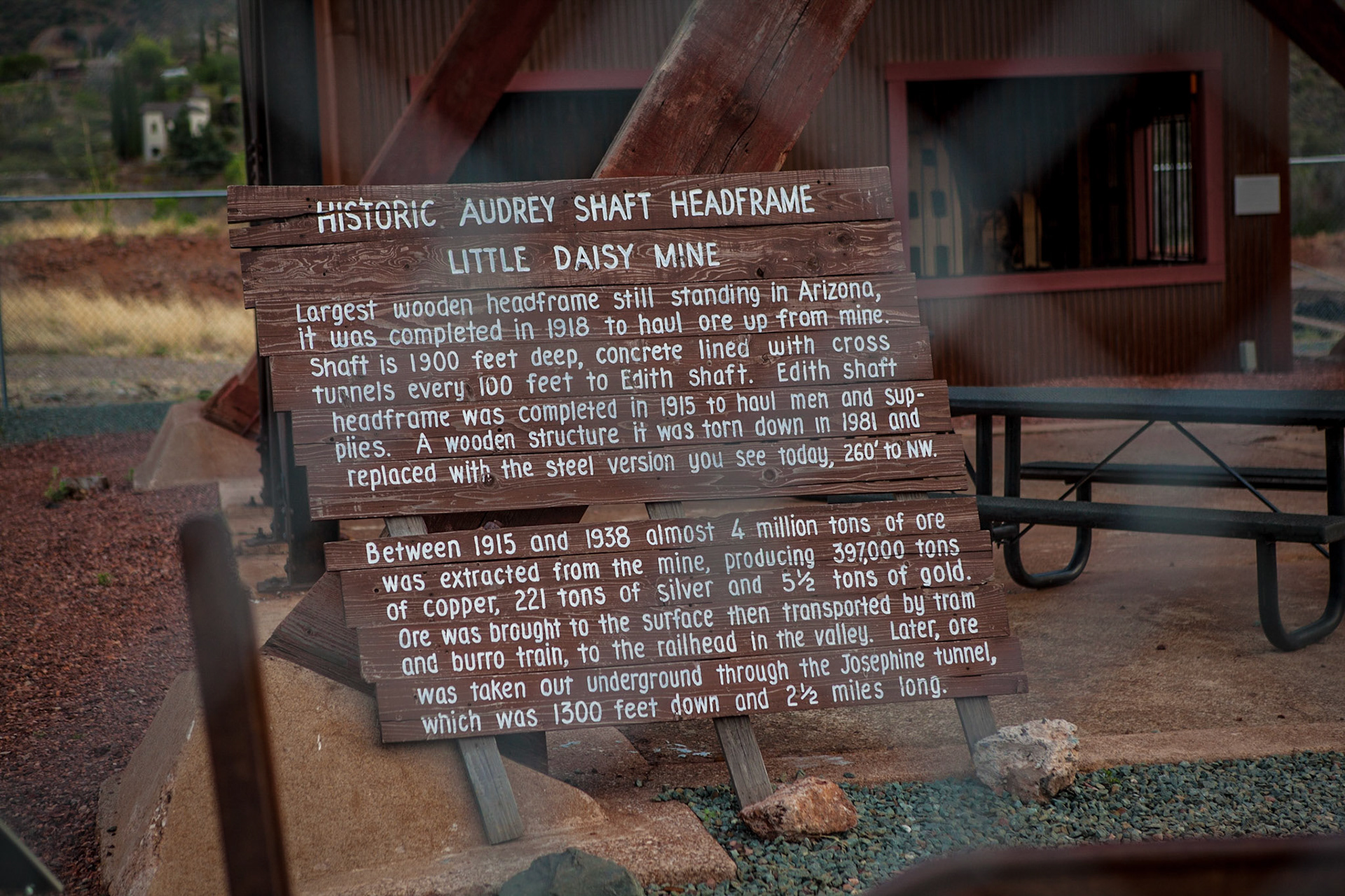 Audrey Shaft Headframe, Jerome Historical Park, Jerome, AZ