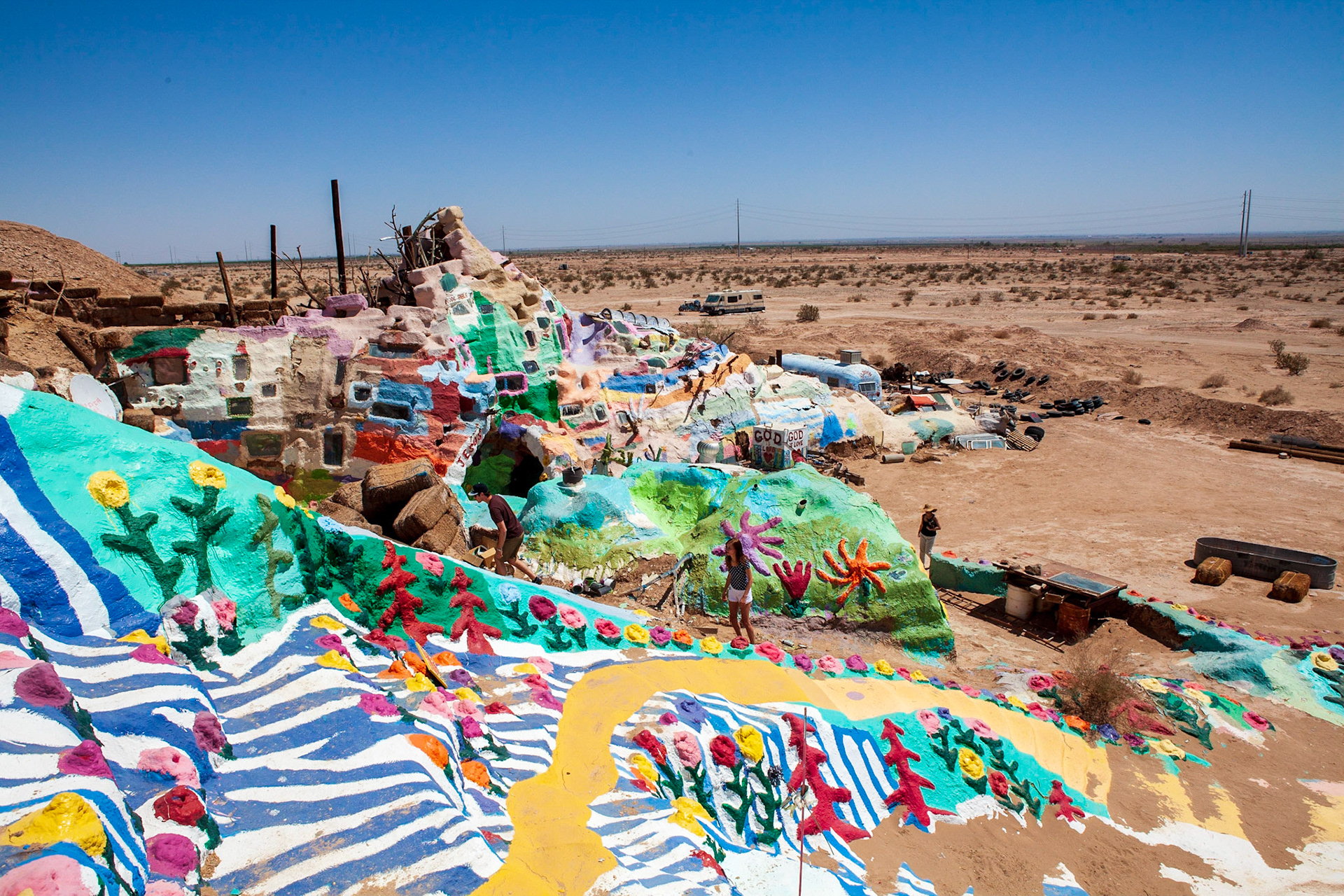 Salvation Mountain, CA. Photo by Ming Lo