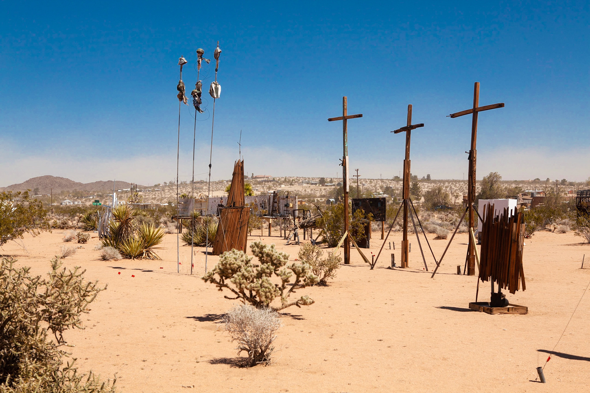 Noah Purifoy's Outdoor Museum near Joshua Tree, CA. Photo by Ming Lo