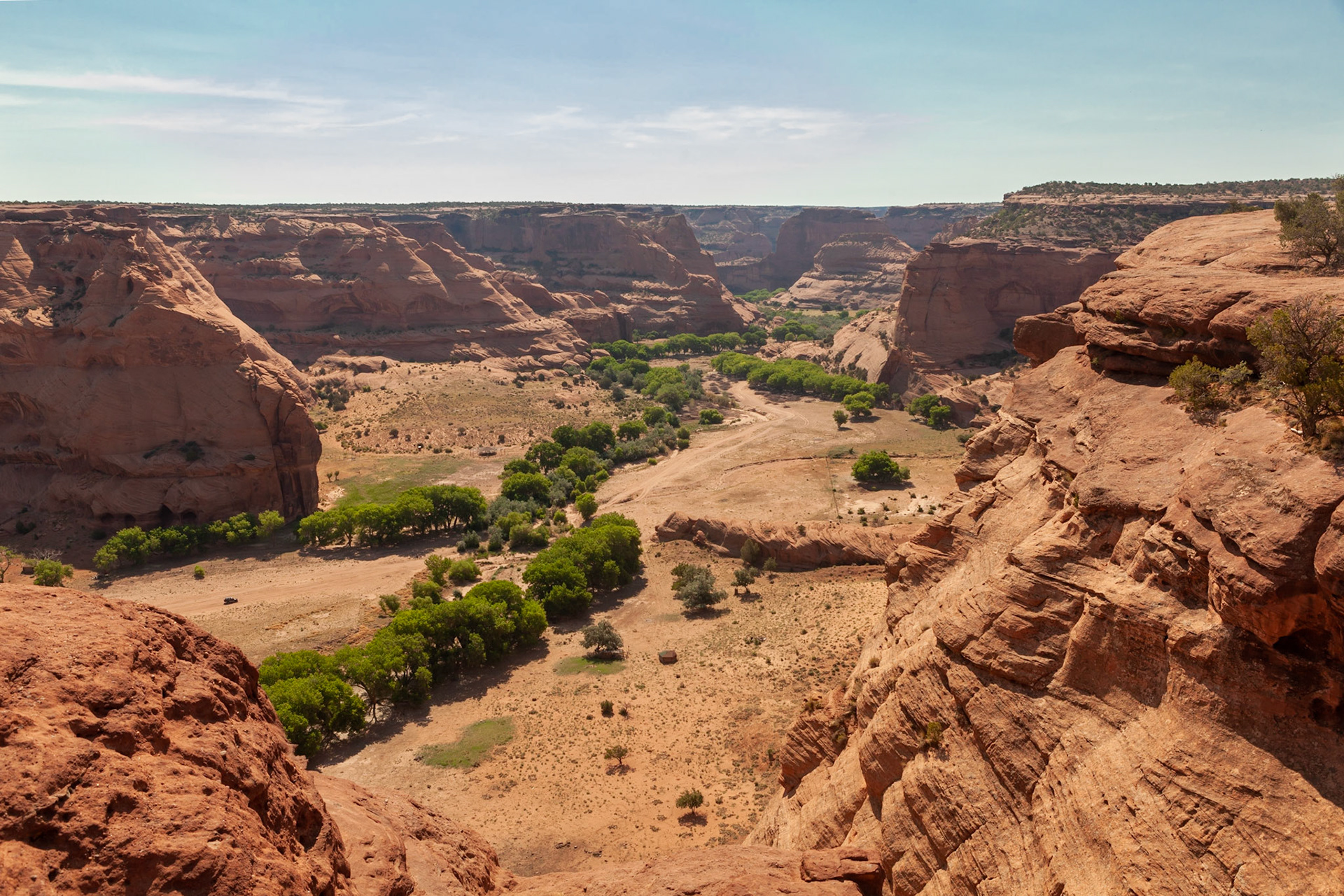 Junction Overlook, Canyon de Chelly, Chinle, AZ.  © 2013 Ming Lo