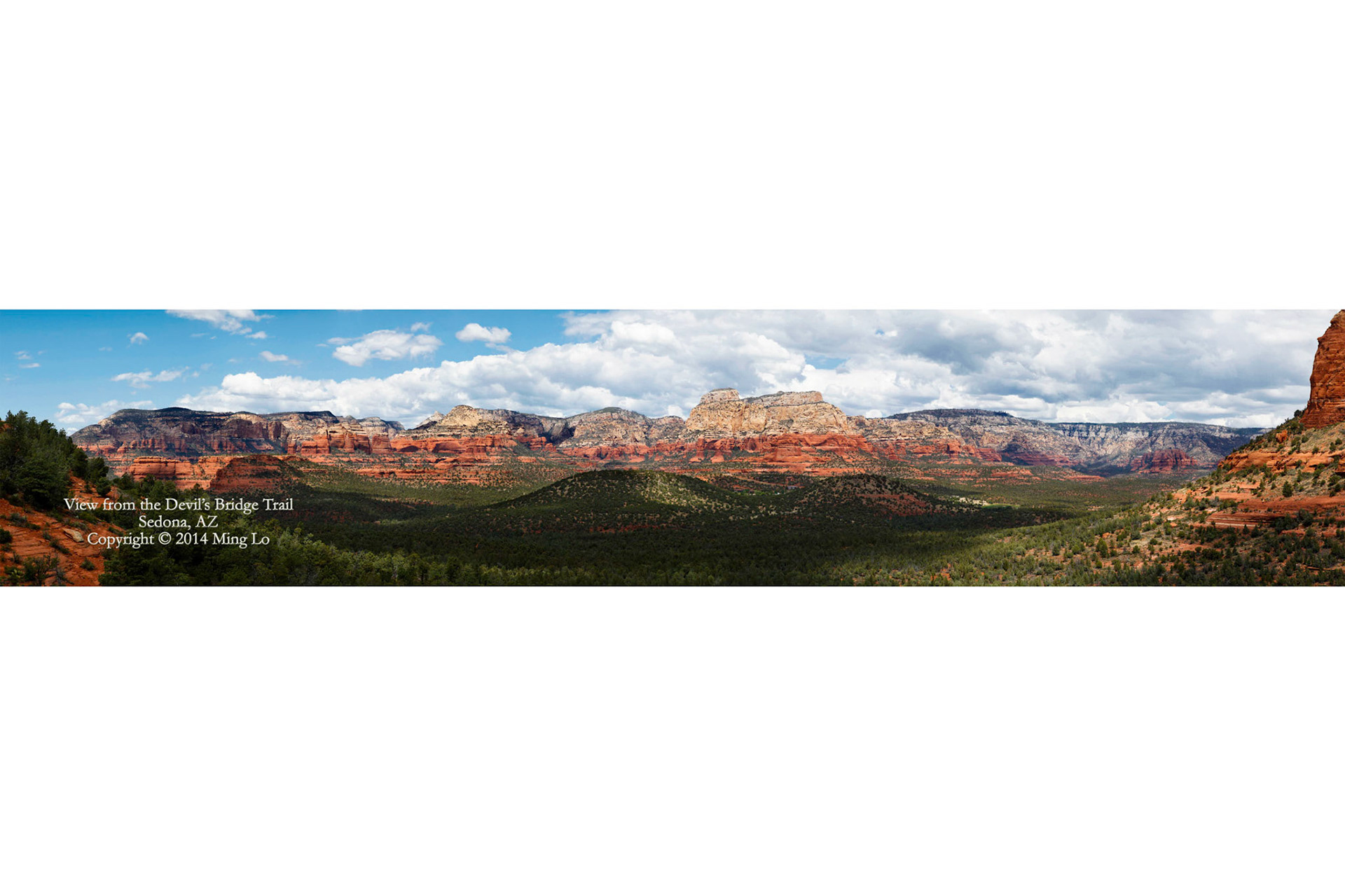 View from the Devil's Bridge Trail, Sedona, AZ