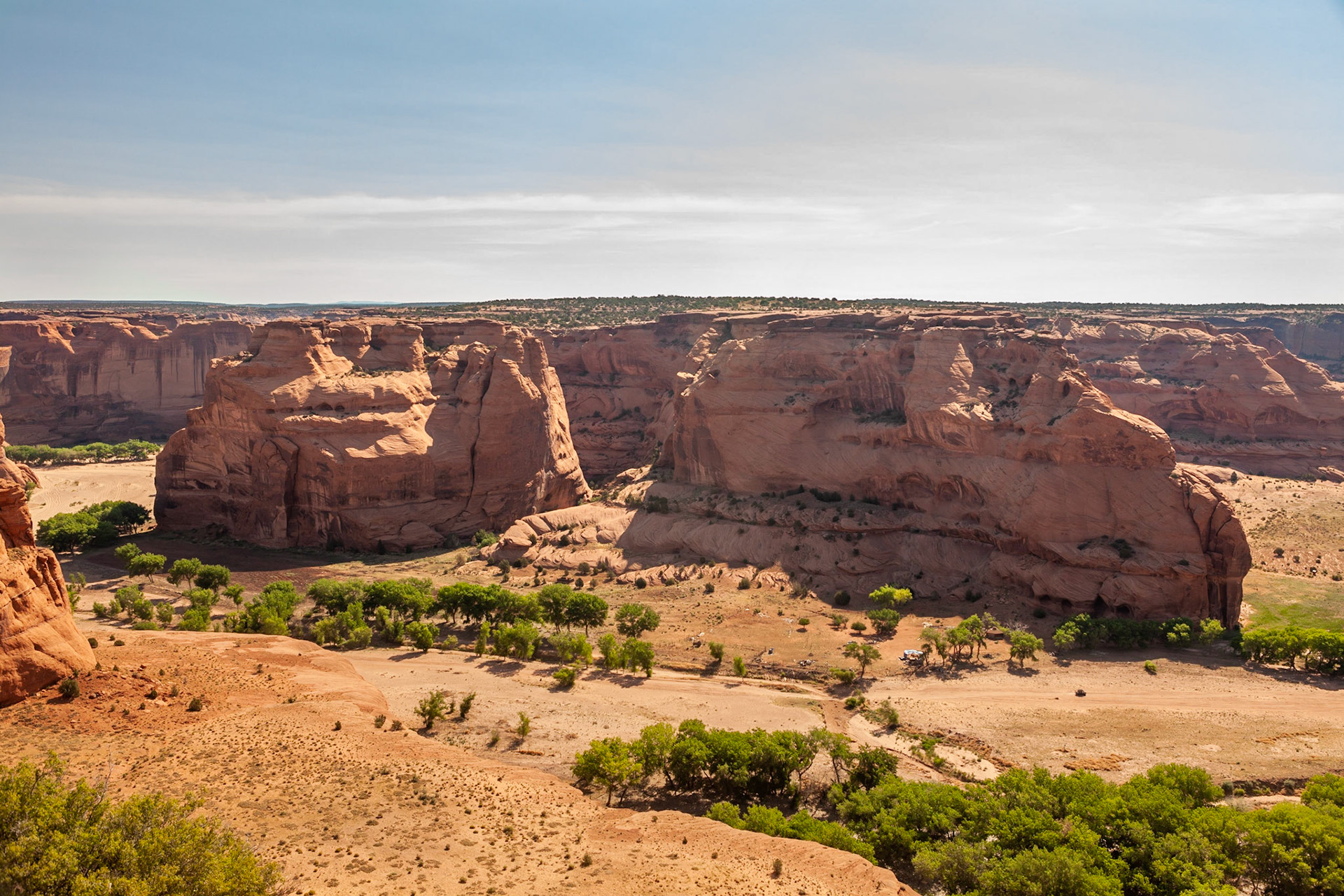 Junction Overlook, Canyon de Chelly, Chinle, AZ.  © 2013 Ming Lo
