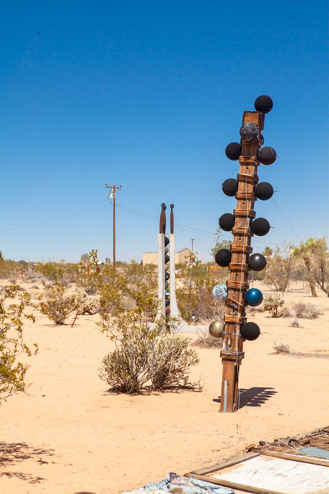 Noah Purifoy's Outdoor Museum near Joshua Tree, CA. Photo by Ming Lo