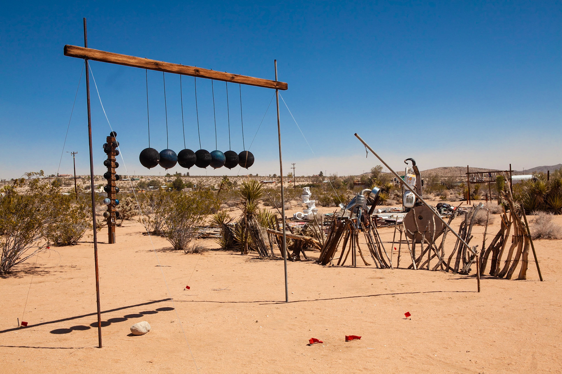 Noah Purifoy's Outdoor Museum near Joshua Tree, CA. Photo by Ming Lo