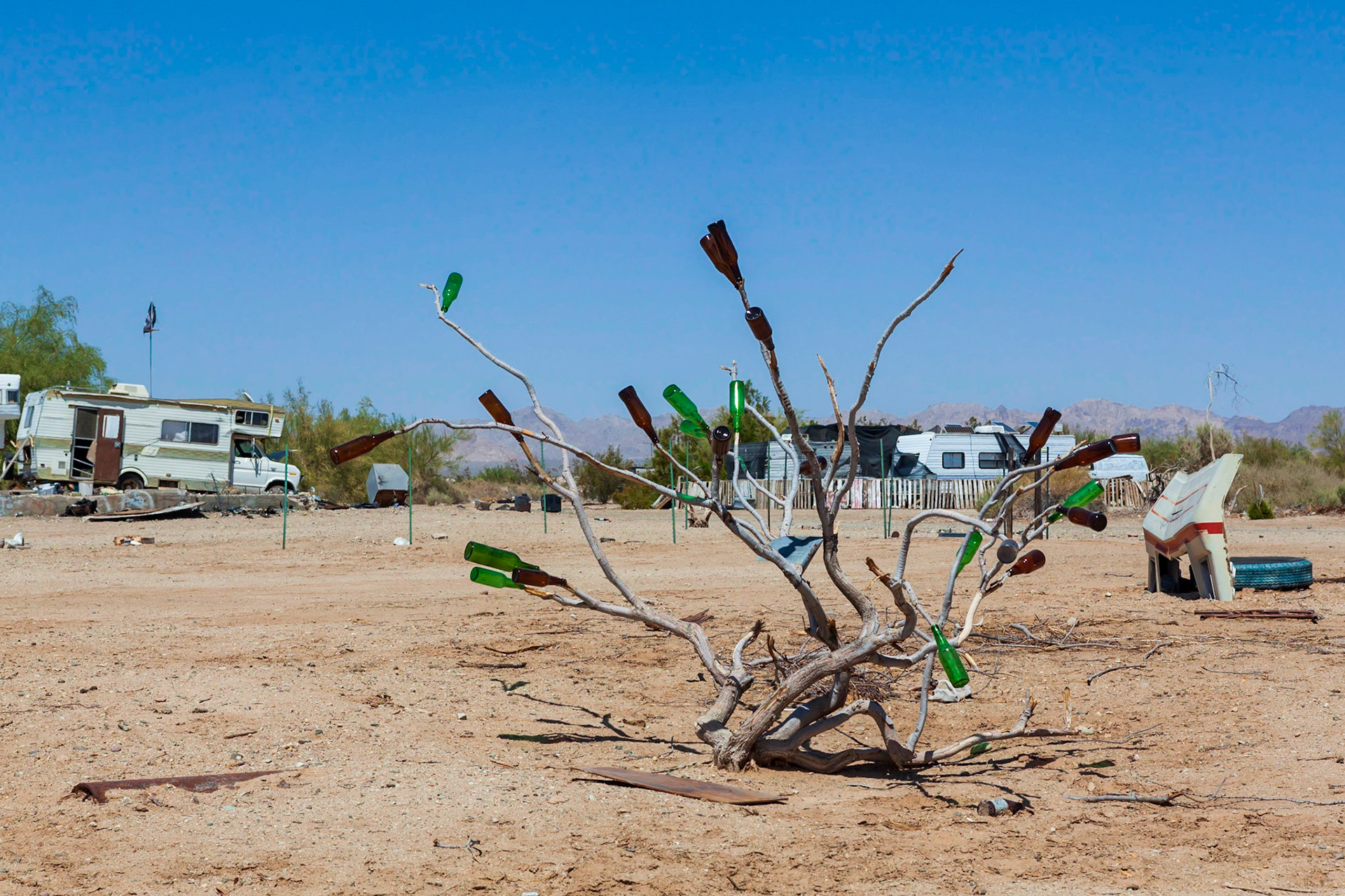 Slab City, CA. Photo by Ming Lo