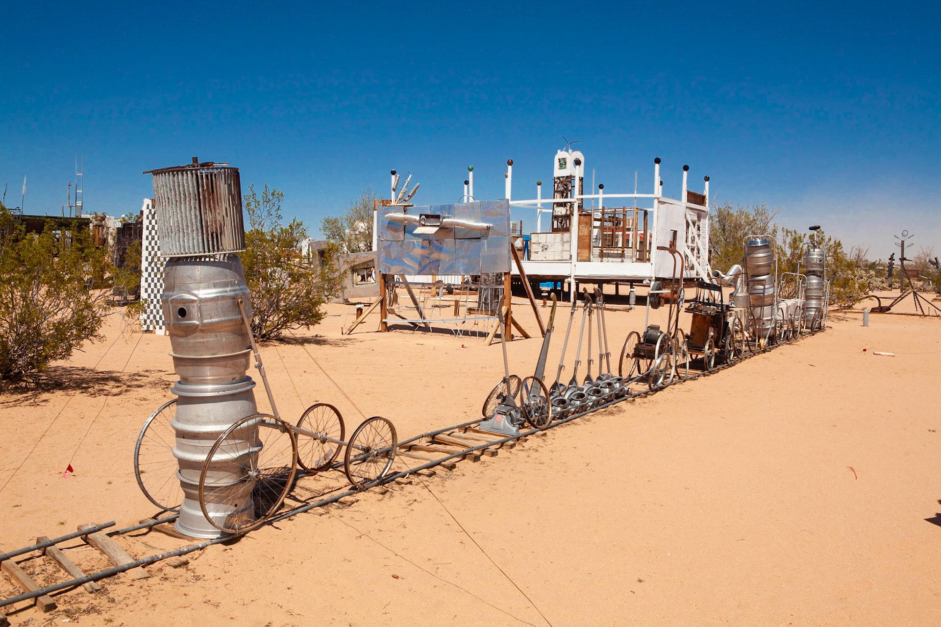 Noah Purifoy's Outdoor Museum near Joshua Tree, CA. Photo by Ming Lo