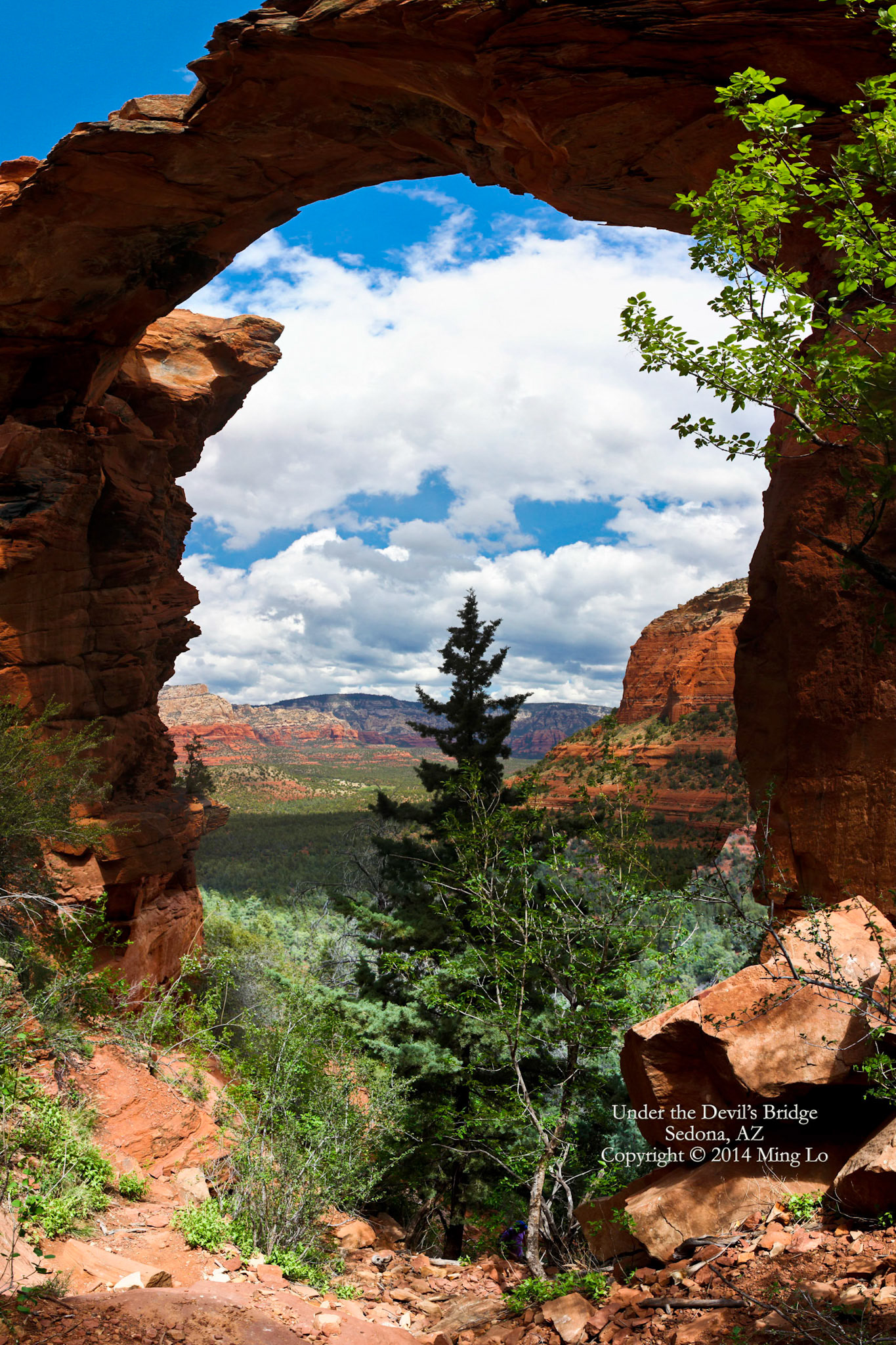 Under the Devil's Bridge, Sedona, AZ