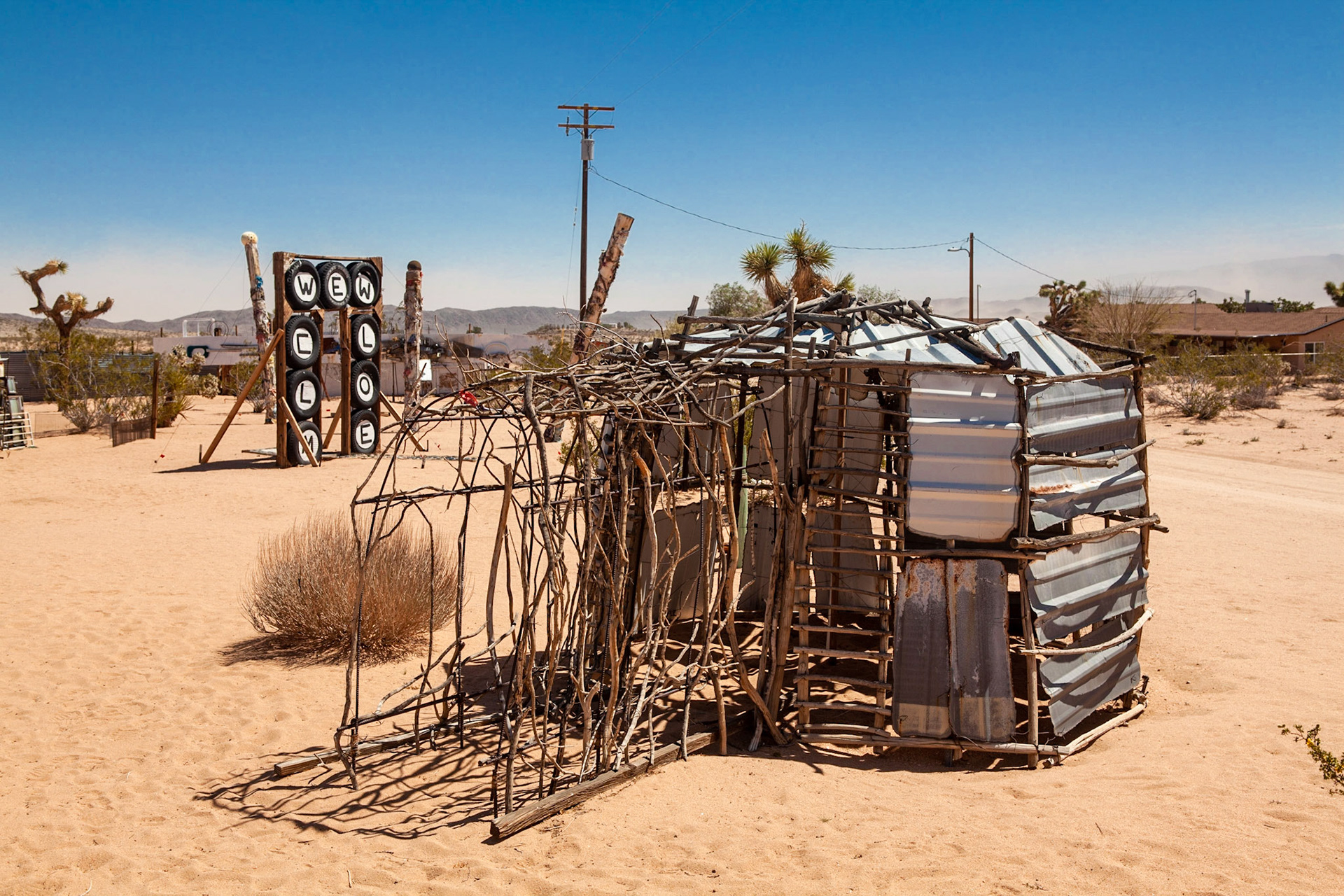 Noah Purifoy's Outdoor Museum near Joshua Tree, CA. Photo by Ming Lo