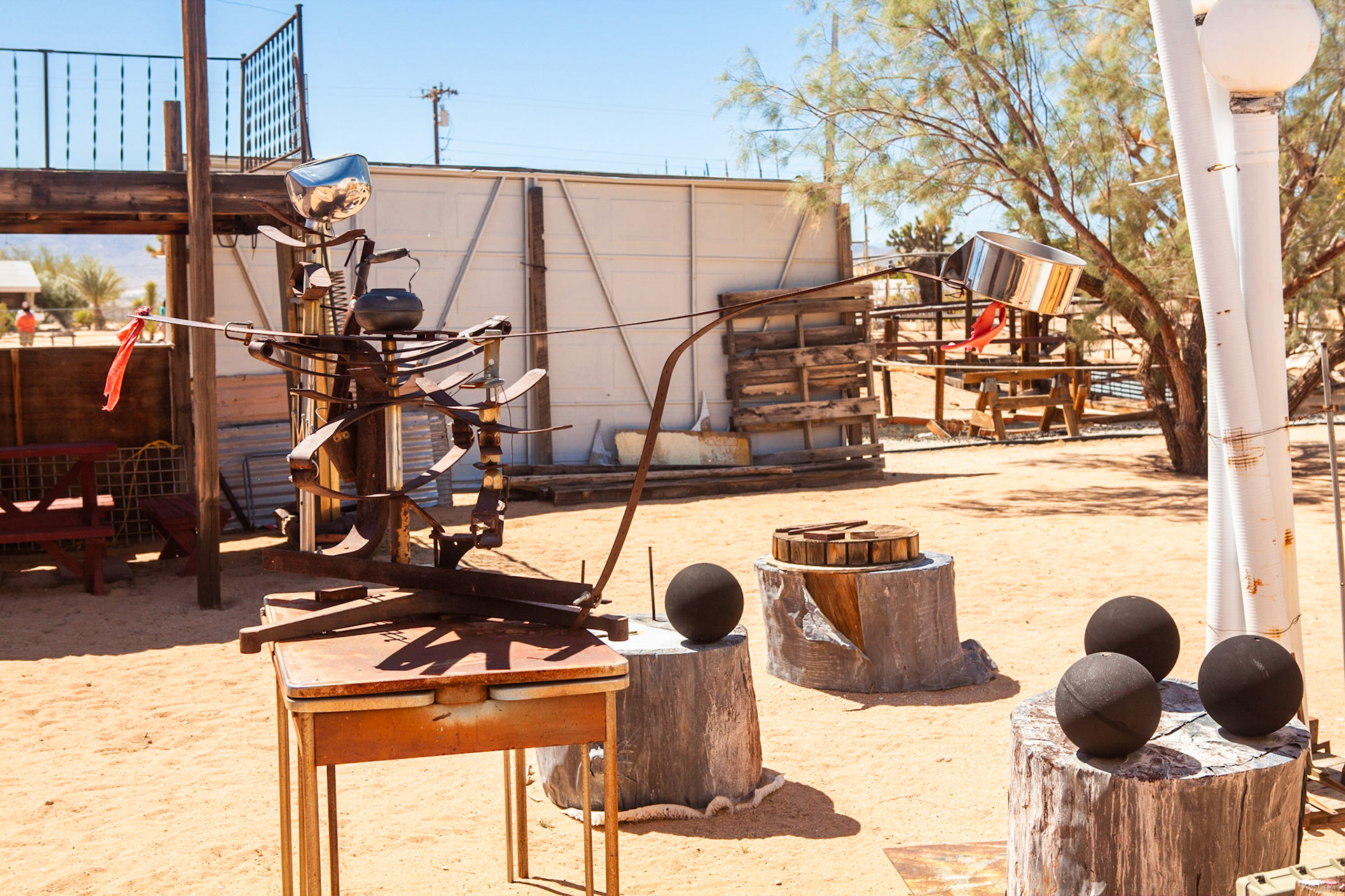 Noah Purifoy's Outdoor Museum near Joshua Tree, CA. Photo by Ming Lo