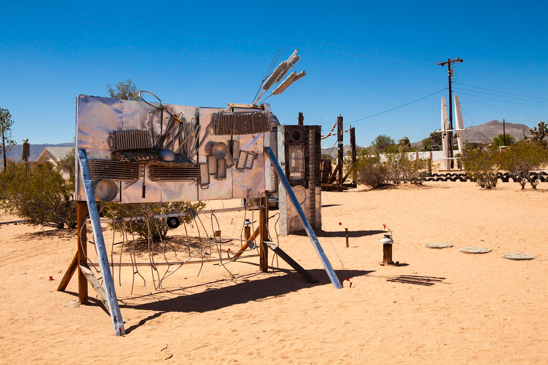 Noah Purifoy's Outdoor Museum near Joshua Tree, CA. Photo by Ming Lo