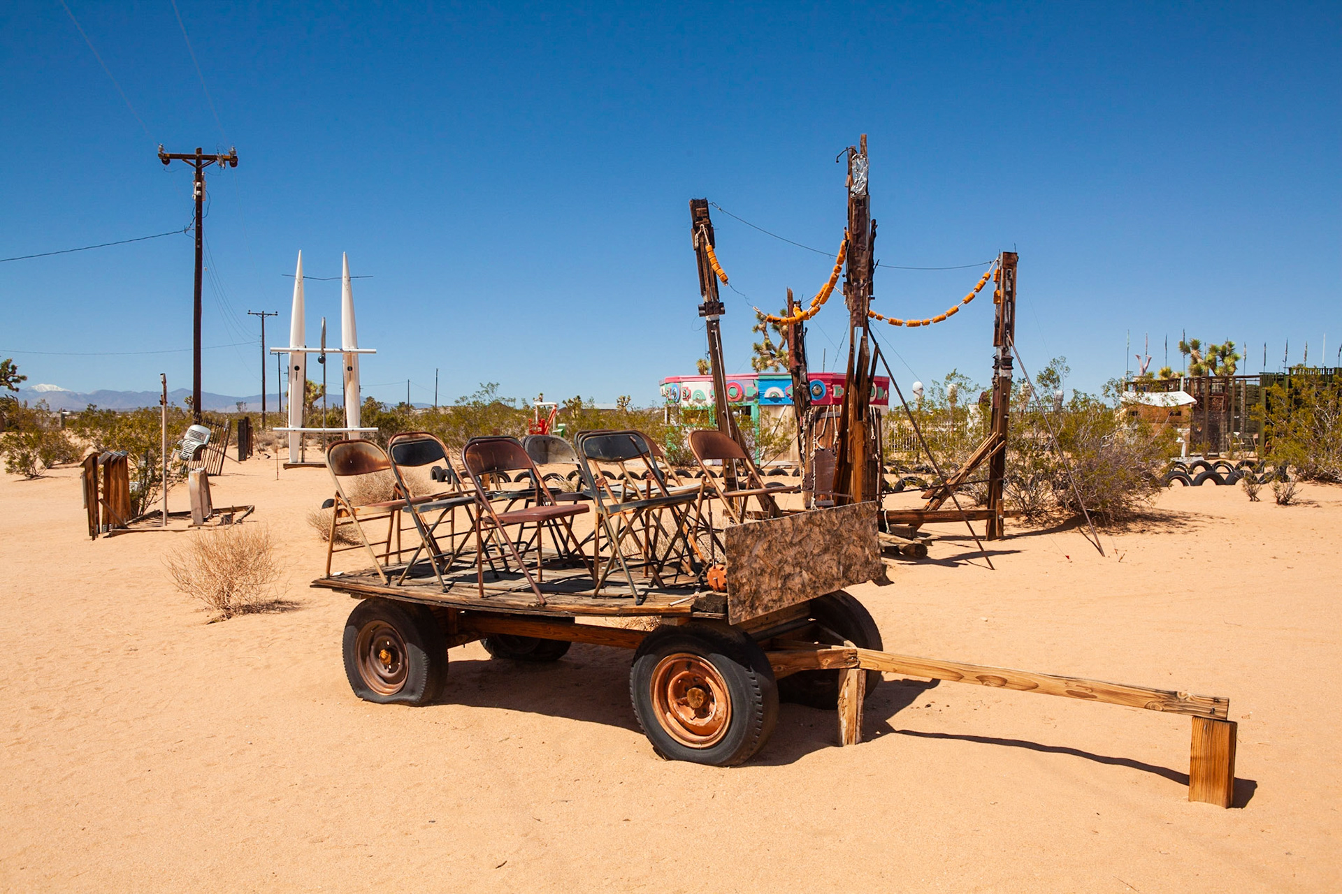 Noah Purifoy's Outdoor Museum near Joshua Tree, CA. Photo by Ming Lo