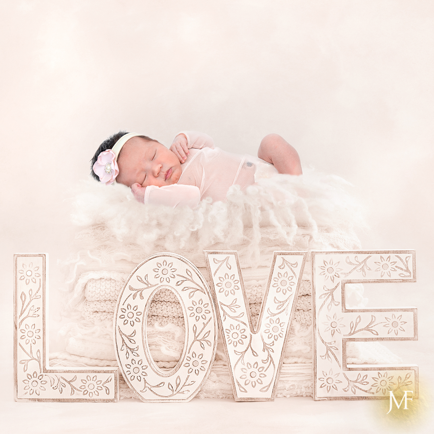 Composite Image with Digital Backdrop