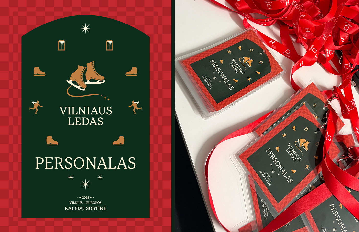 ID cards design for event staff, participants and organizers.