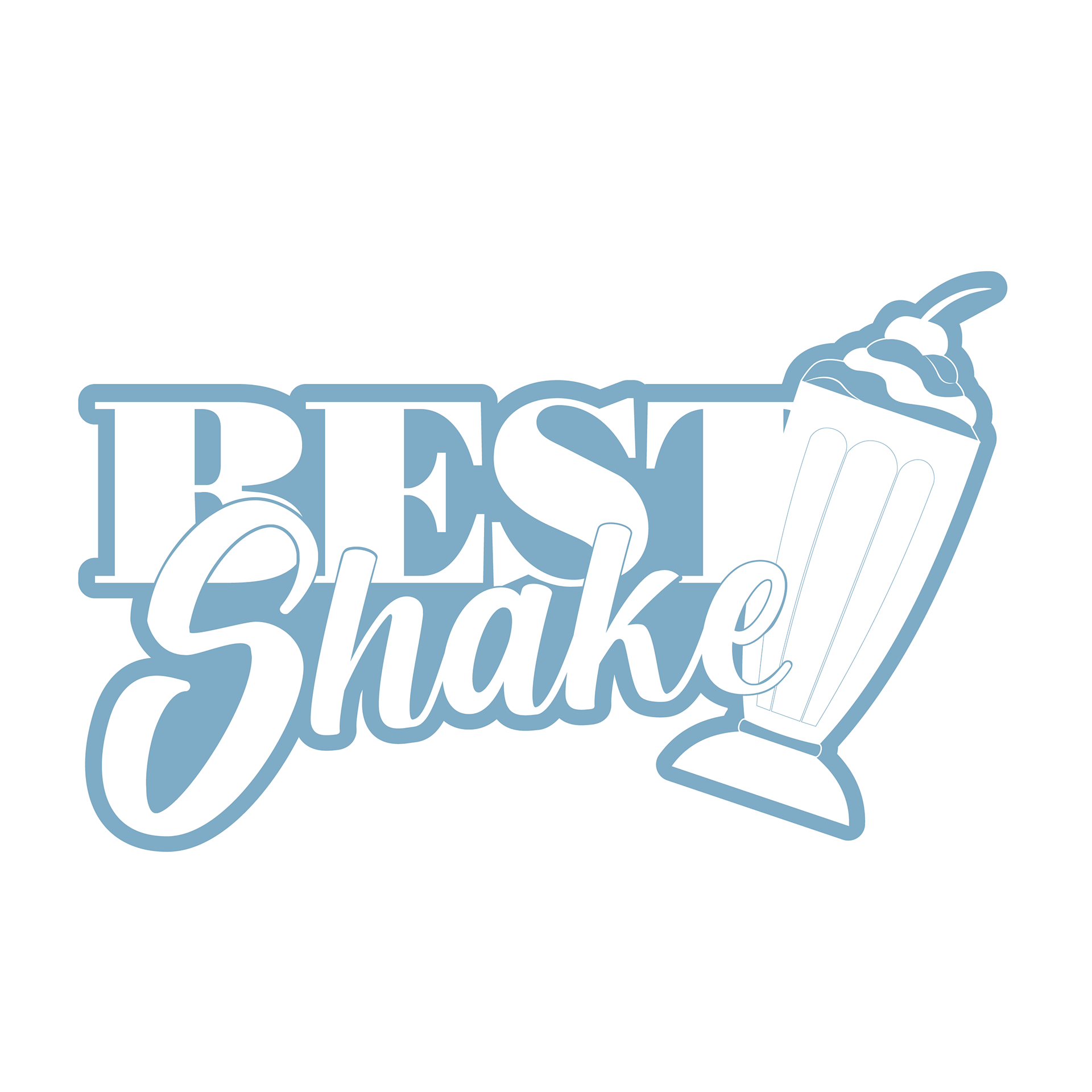 Sometimes simple is better when it comes to logos. This is the striped down logo variant.