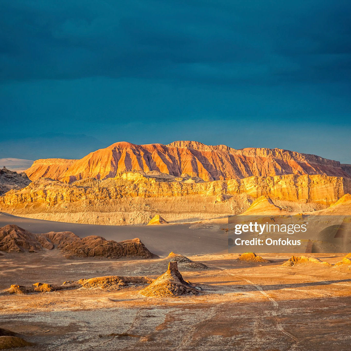 Moon Valley, Moon Valley at Sunset, Atacama Desert