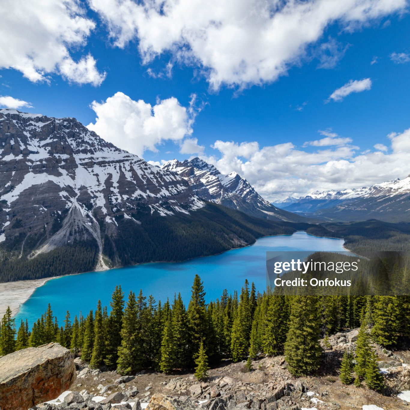 Peyto Lake, Banff National Park, Alberta, Canada during Summer