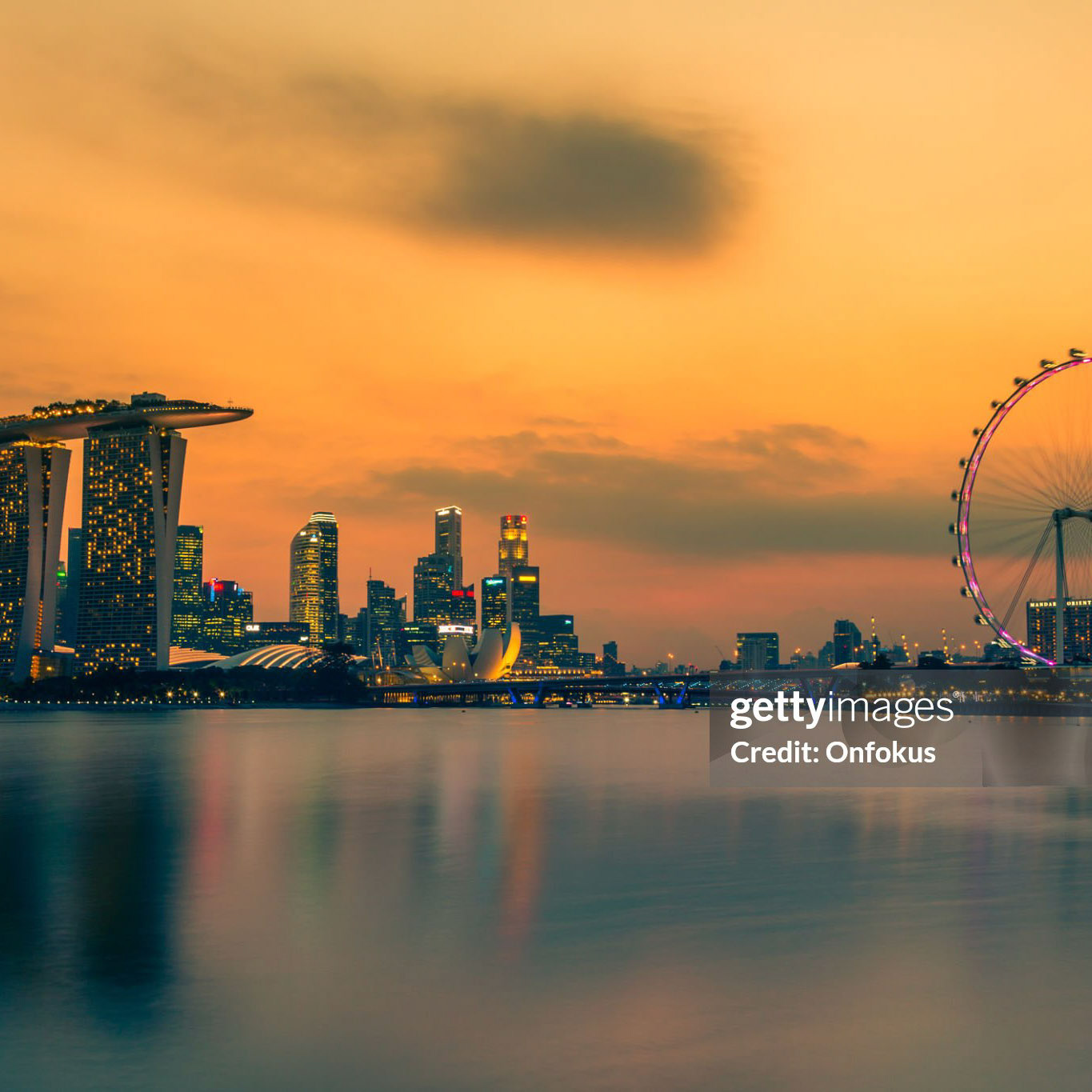 Singapore at Sunset