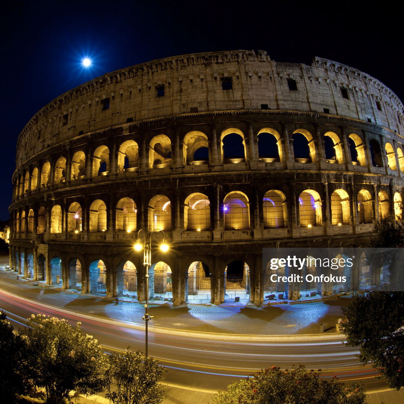 Coliseum at night, Rome