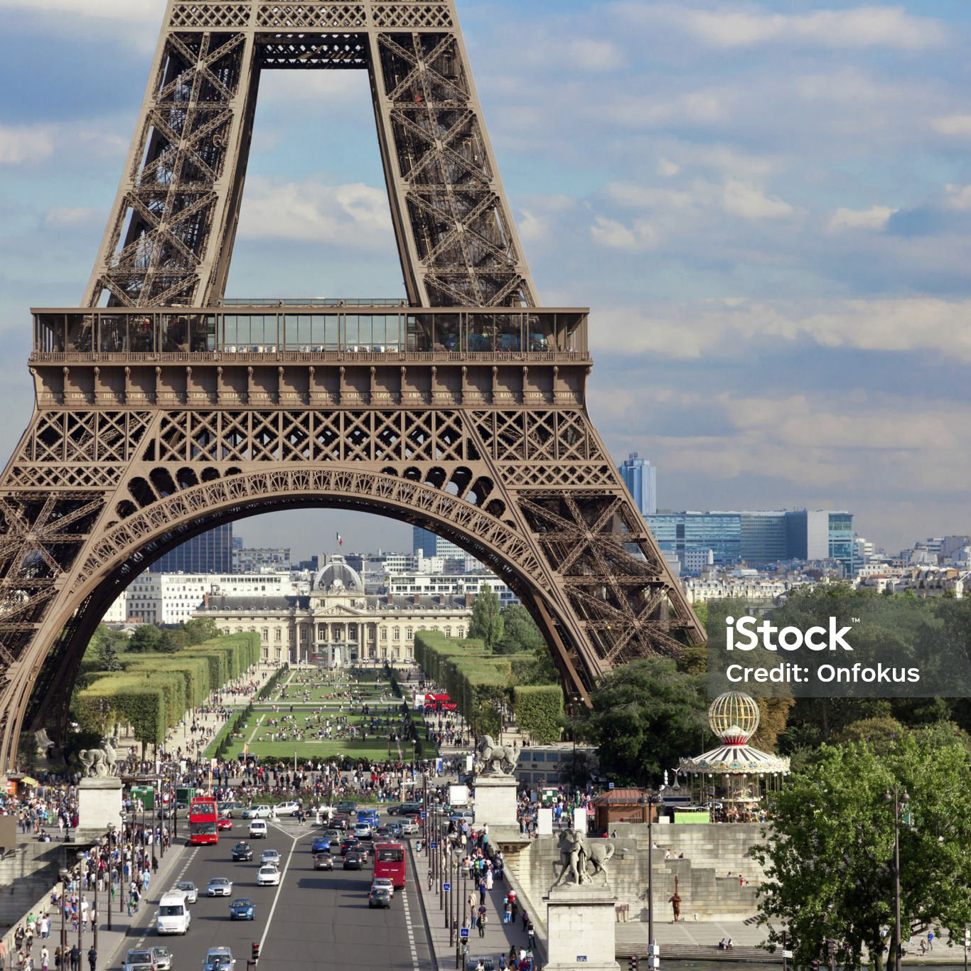 The Eiffel tower from Trocadero
