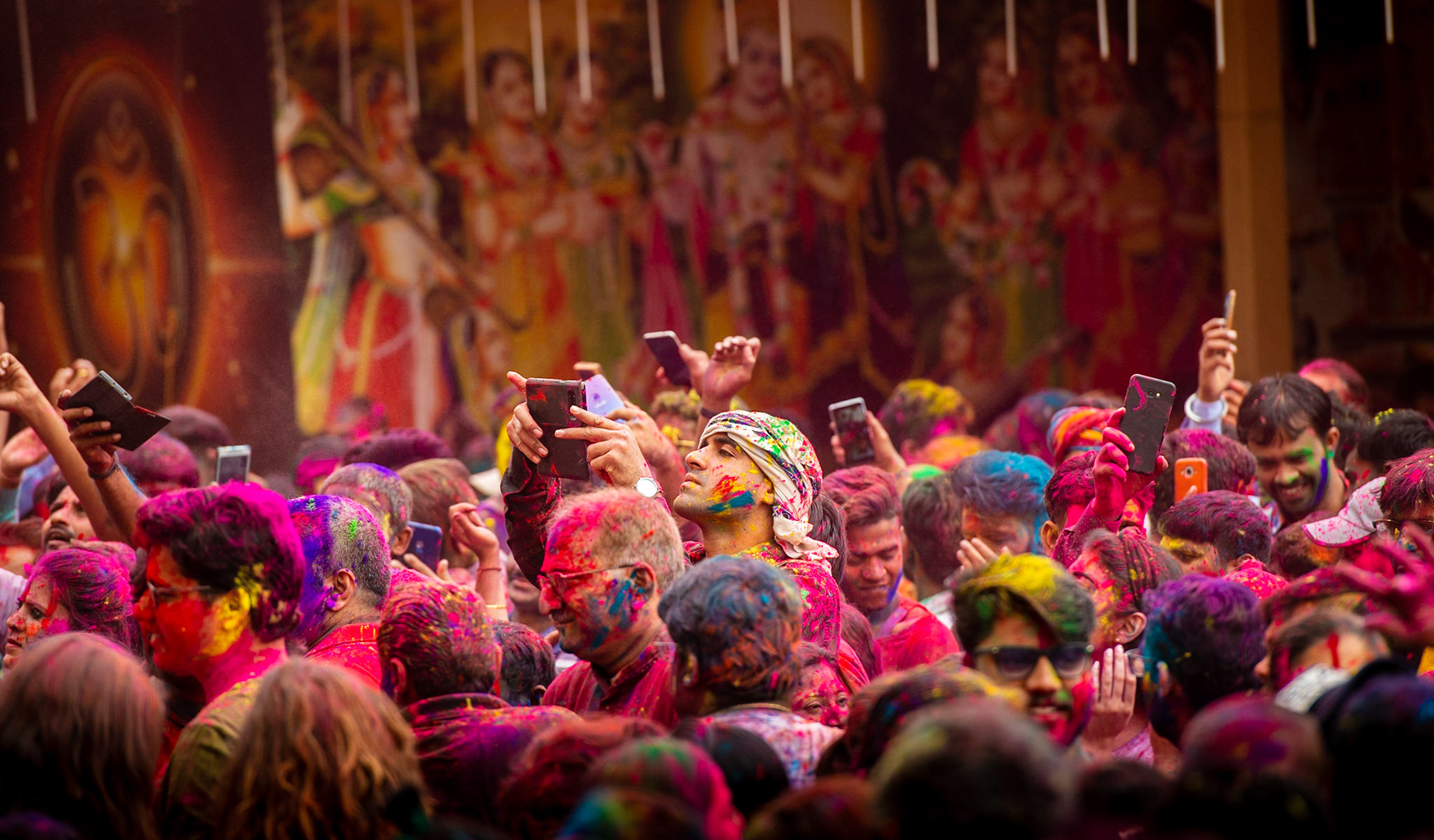 Holi Festival, Shrinathji Temple, Manama, Bahrain