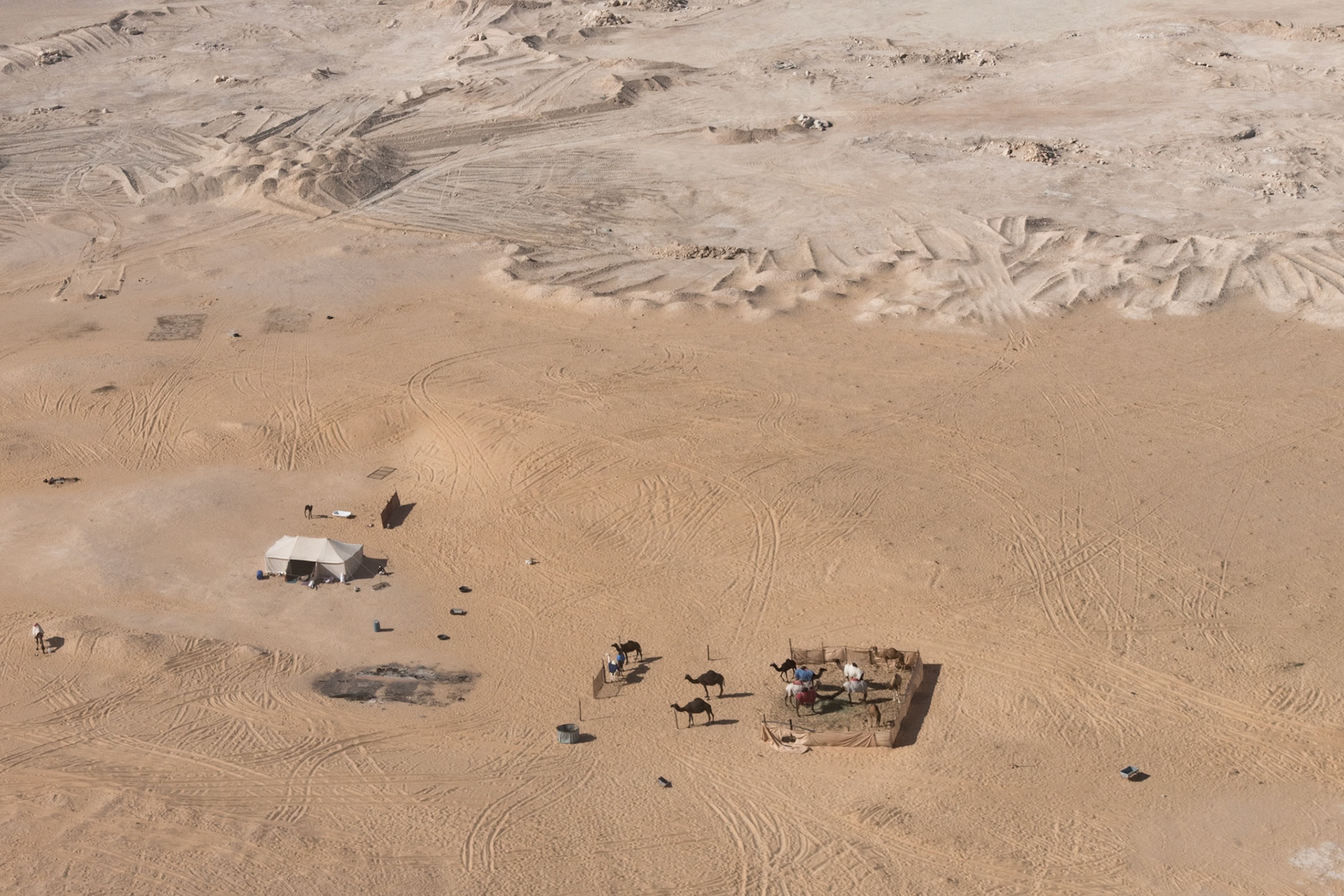 Bedouin camel herder camp, The Empty Quarter, Saudi Arabia