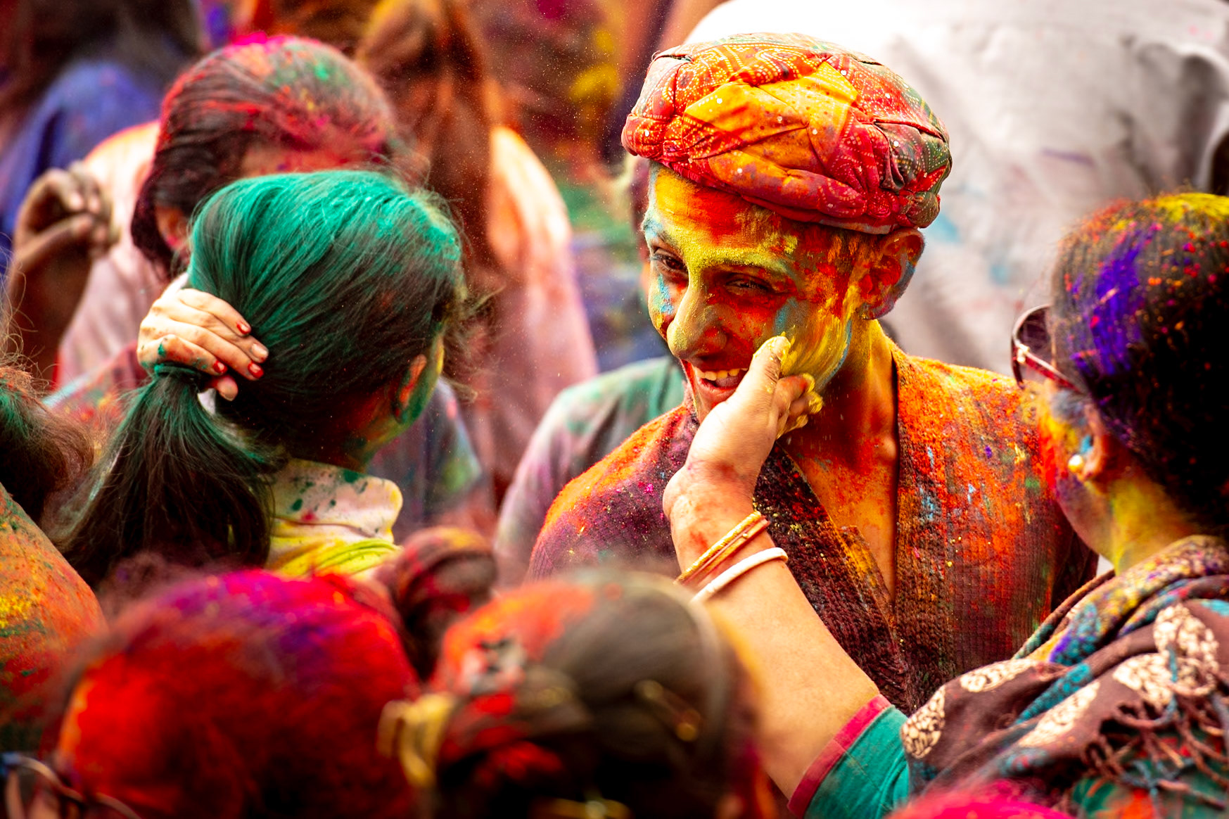 Holi Festival, Shrinathji Temple, Manama, Bahrain