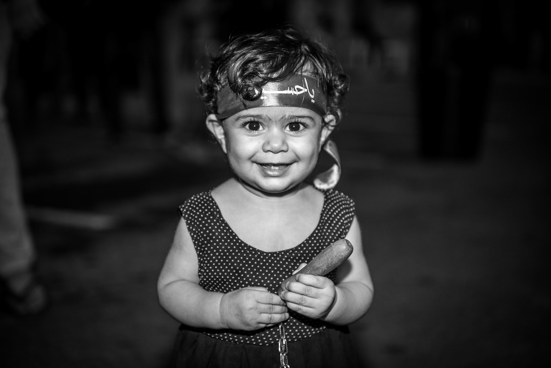 A portriat of a girl during Ashura, Kabarbad, Bahrain