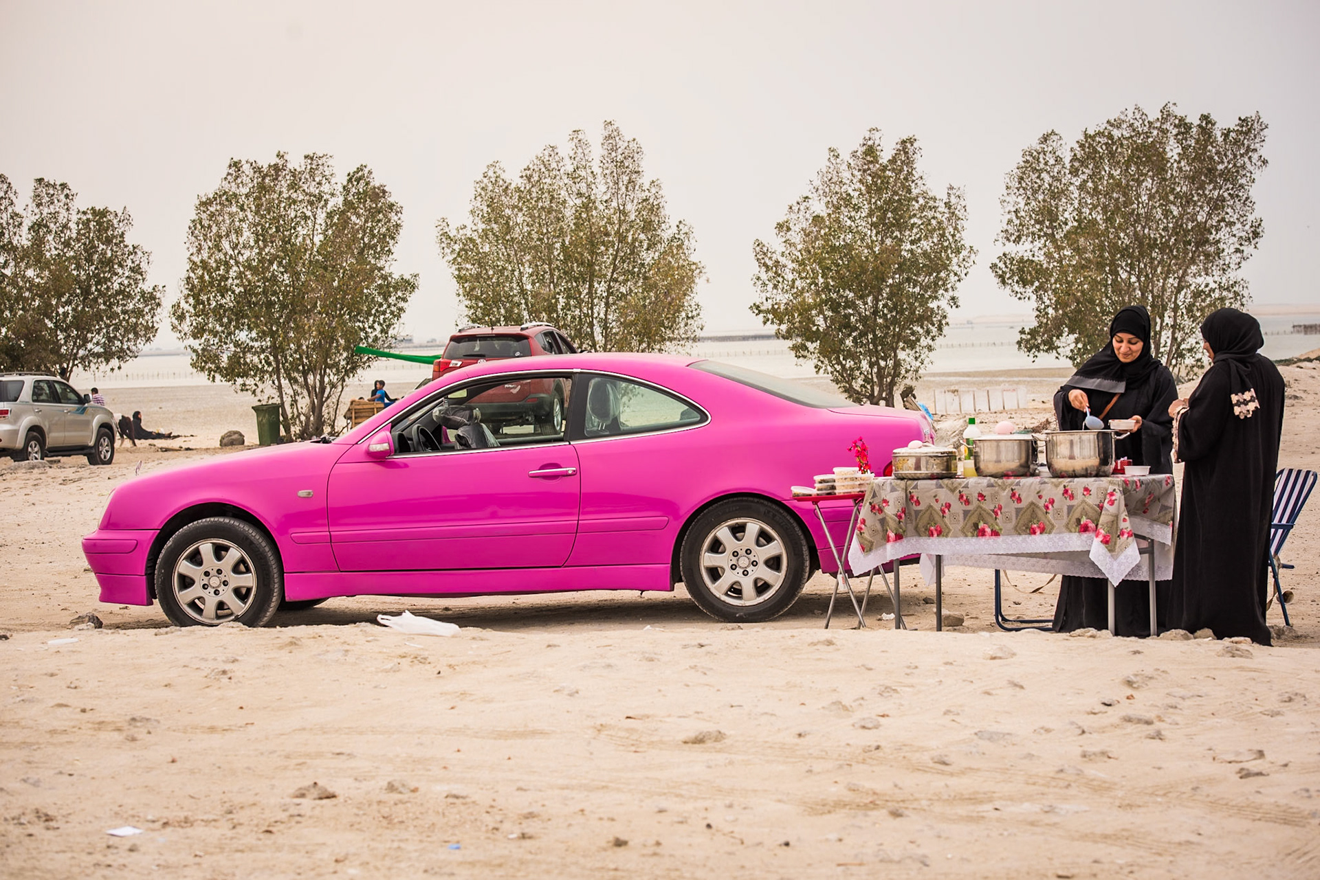Street entrepreneurialism, ladies with mercedes selling local food