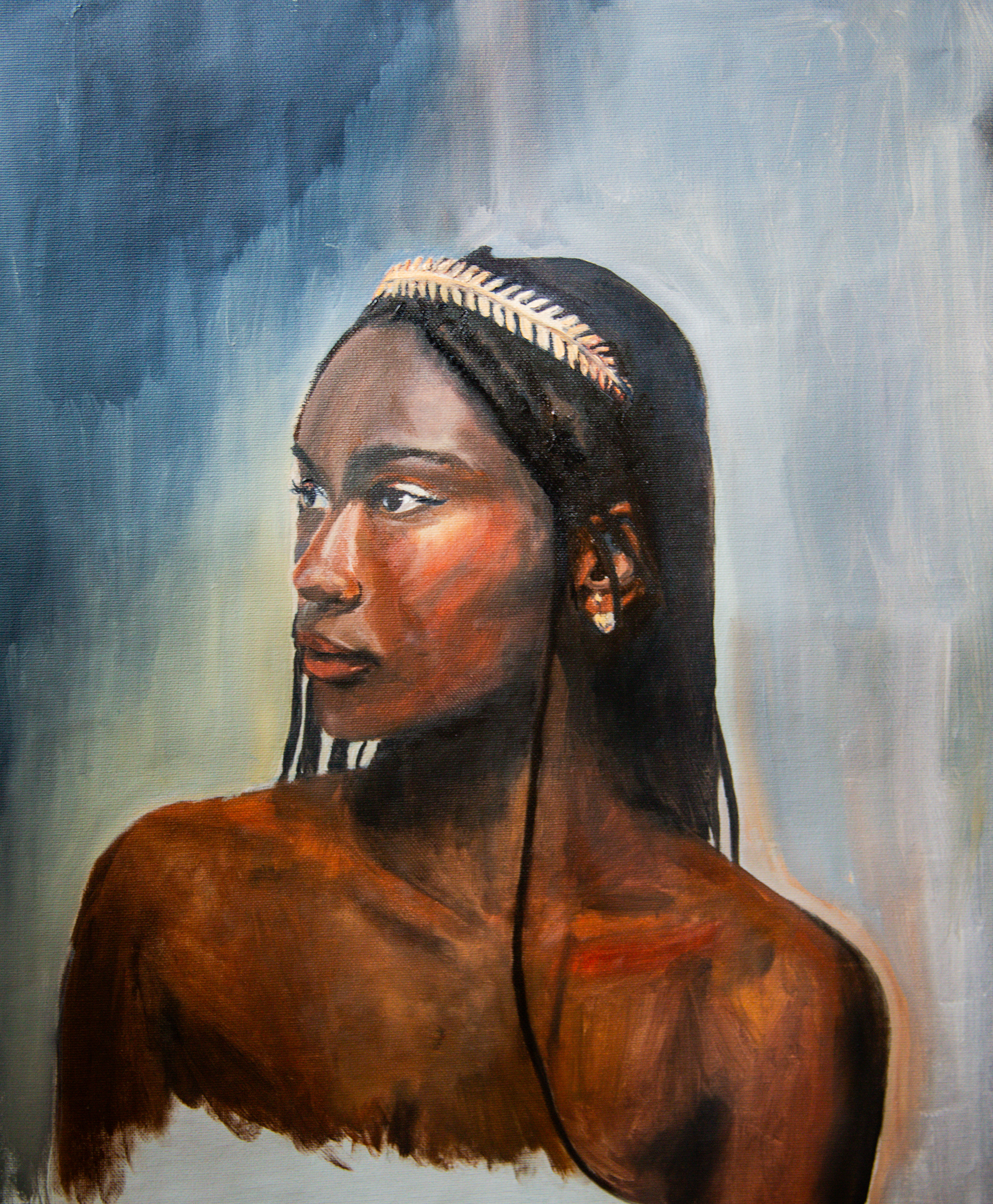 Portrait study of Kotton as Persephone (2025)