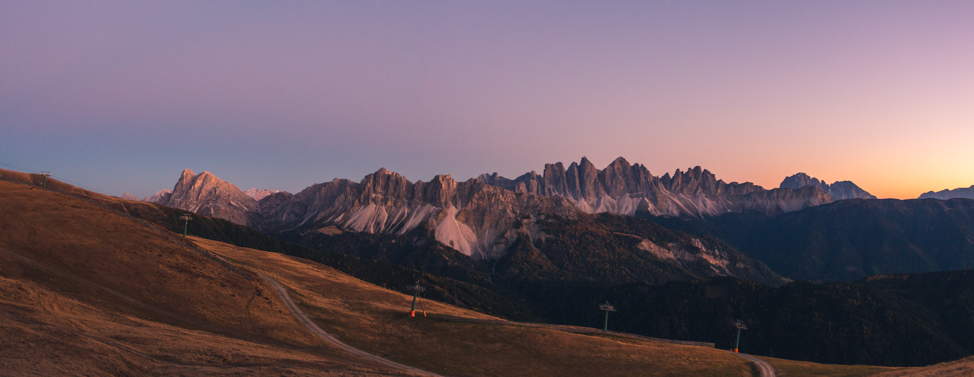Sunset colors
