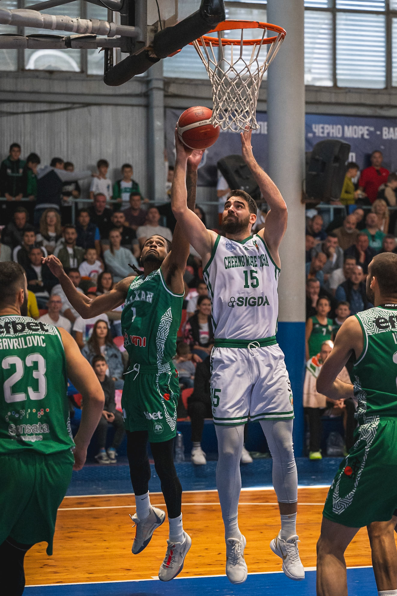 Varna, Hristo Borisov Hall - OCTOBER 13: Cherno More vs Balkan Photo credit: Viktor Vasilev / Viktor Vasilev  Photography