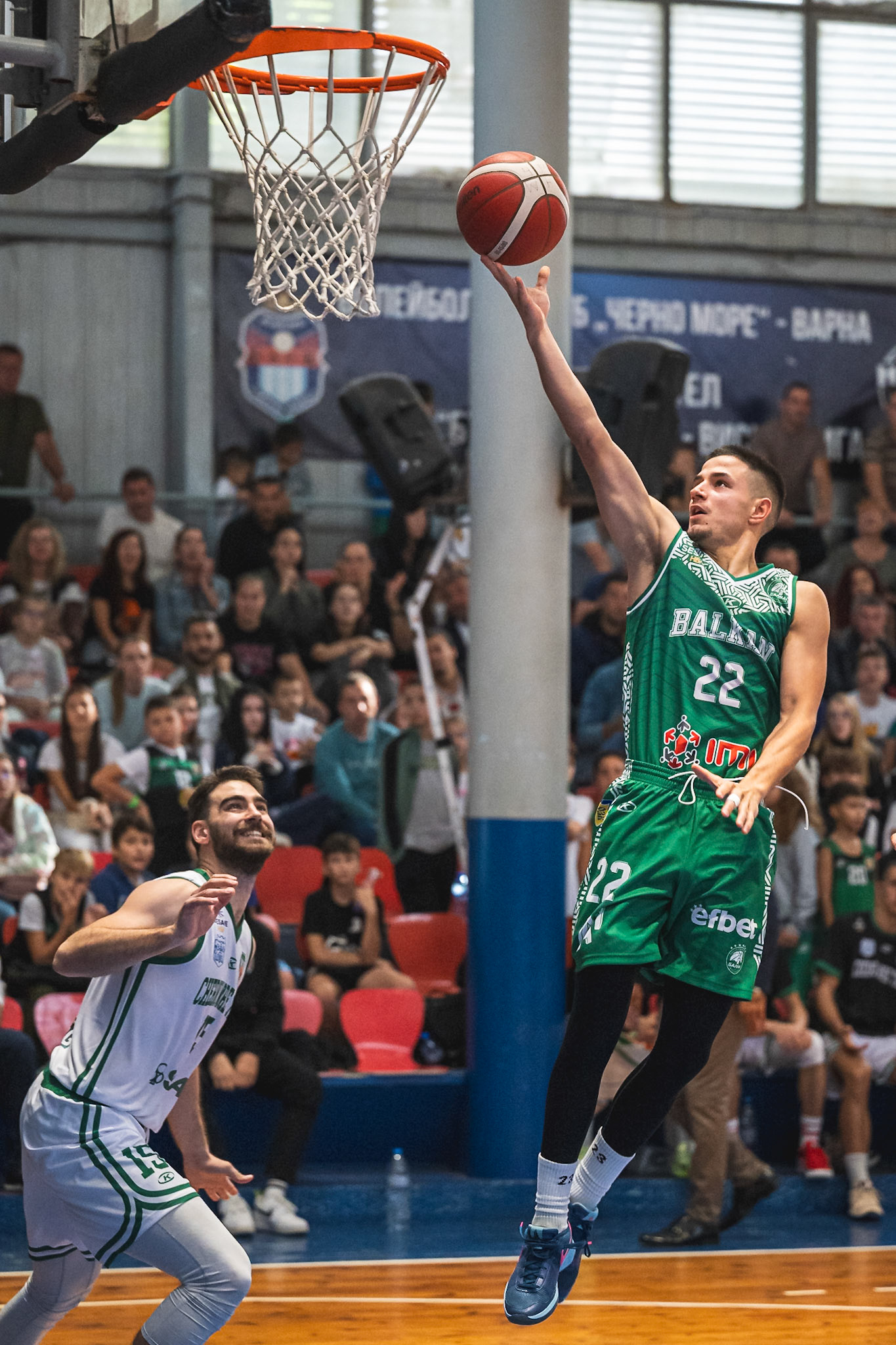 Varna, Hristo Borisov Hall - OCTOBER 13: Cherno More vs Balkan Photo credit: Viktor Vasilev / Viktor Vasilev  Photography