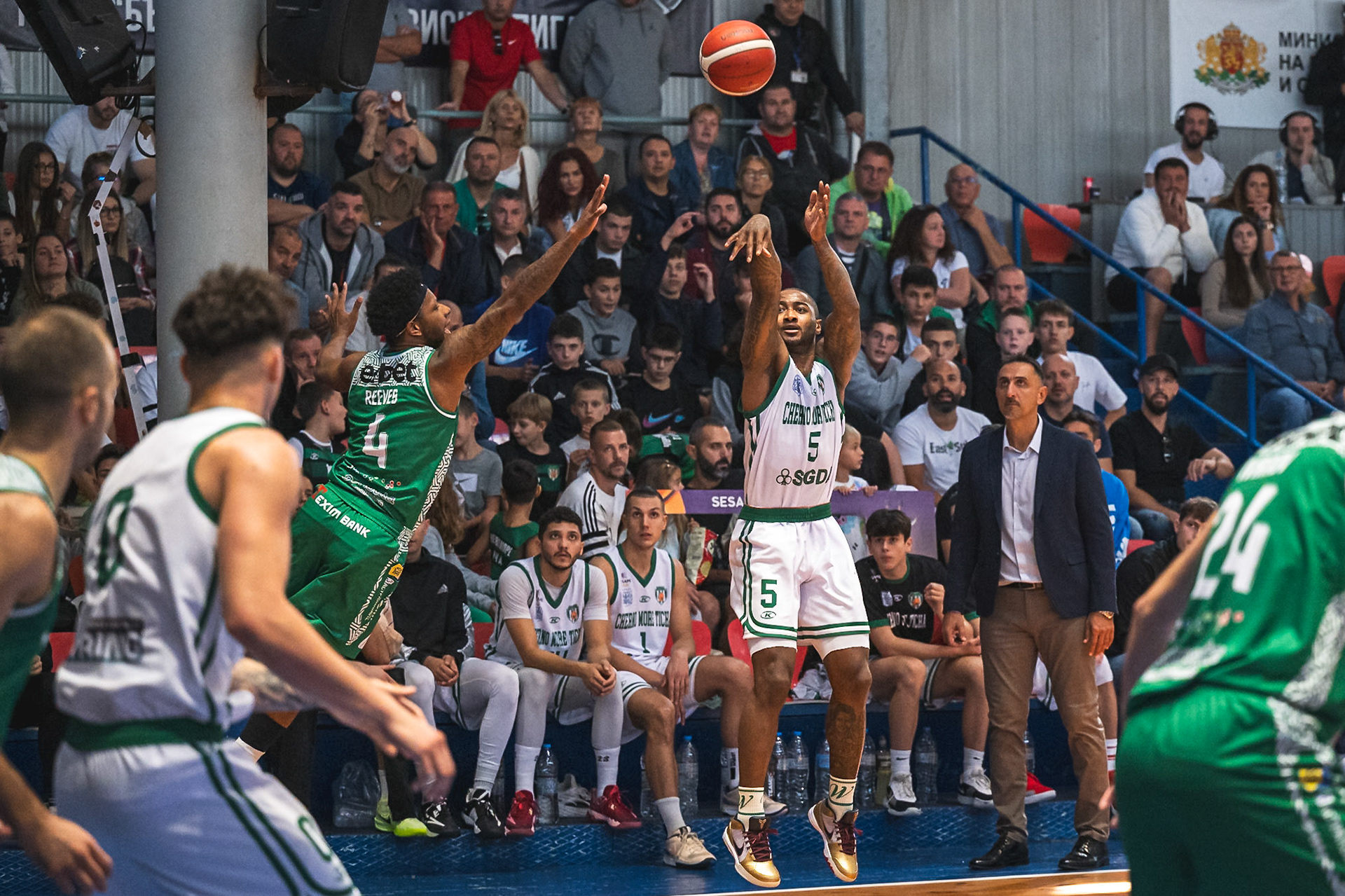 Varna, Hristo Borisov Hall - OCTOBER 13: Cherno More vs Balkan Photo credit: Viktor Vasilev / Viktor Vasilev  Photography