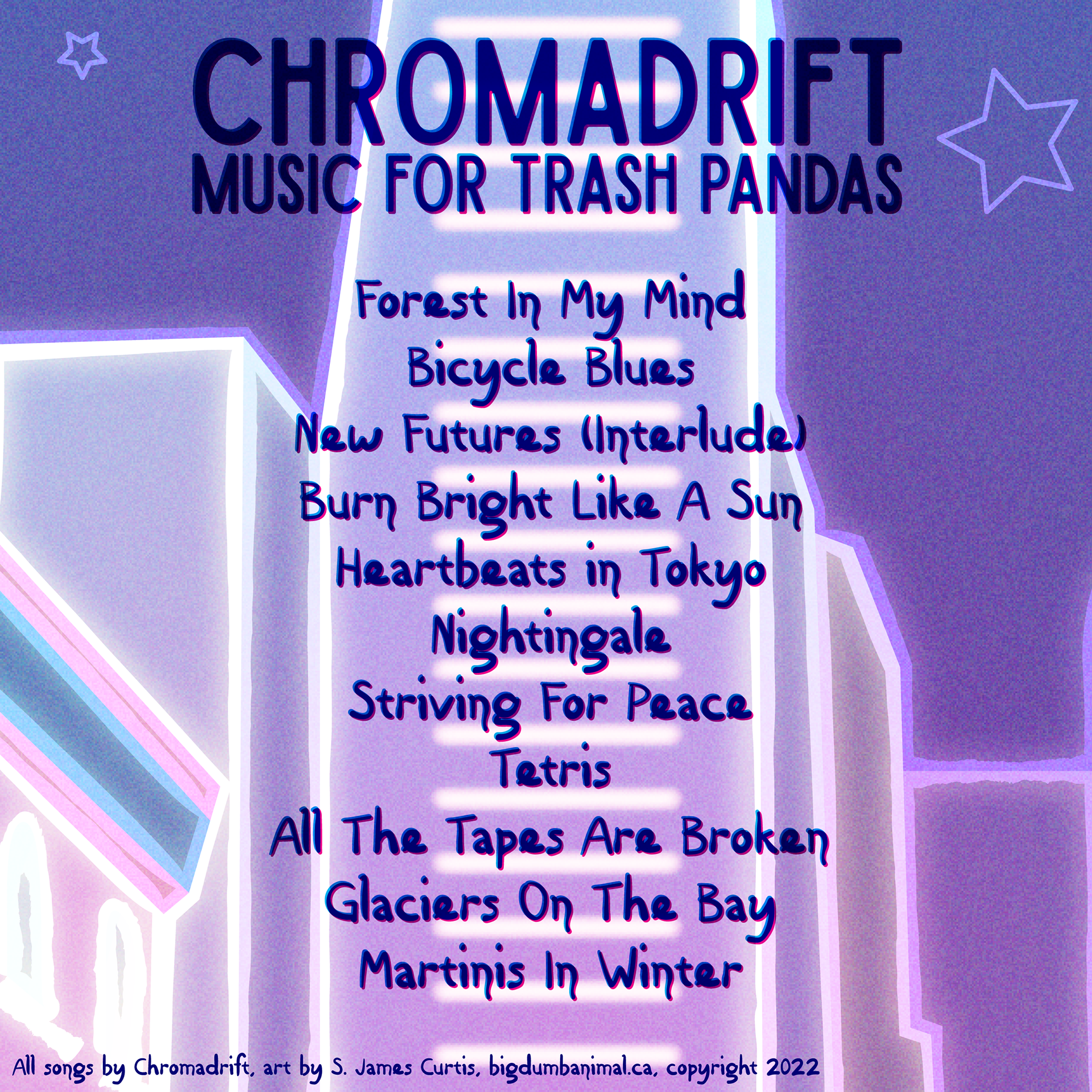 Music For Trash Pandas back cover