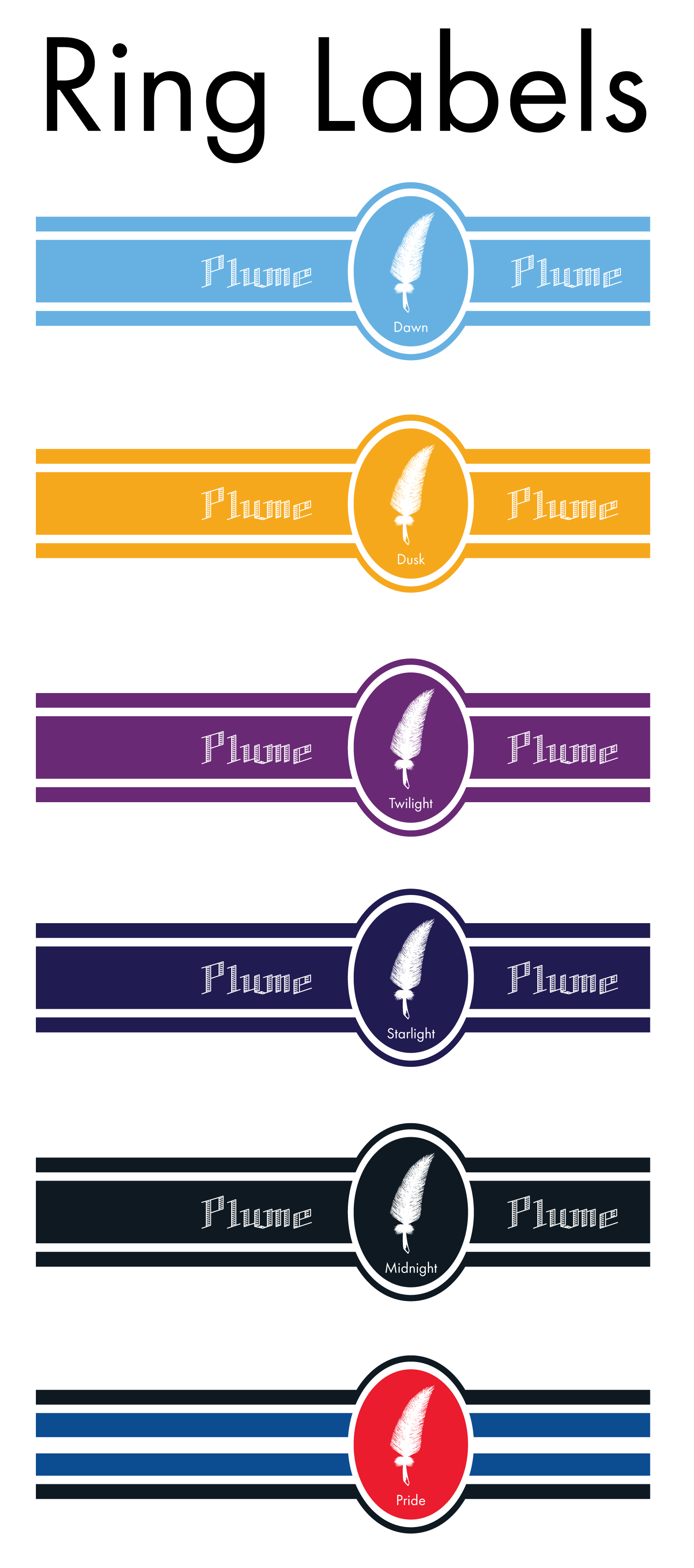 Cigar ring label designs