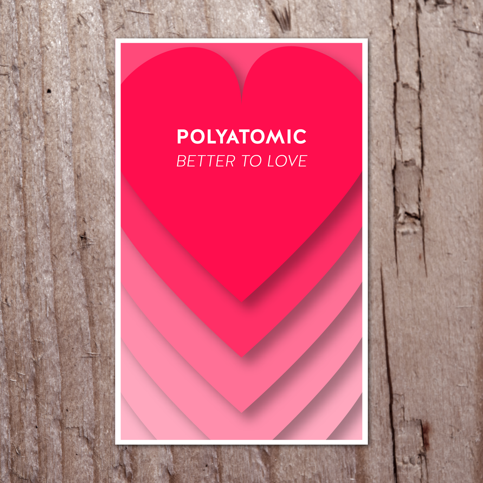 The cover of Better To Love, using papercut style vector art.