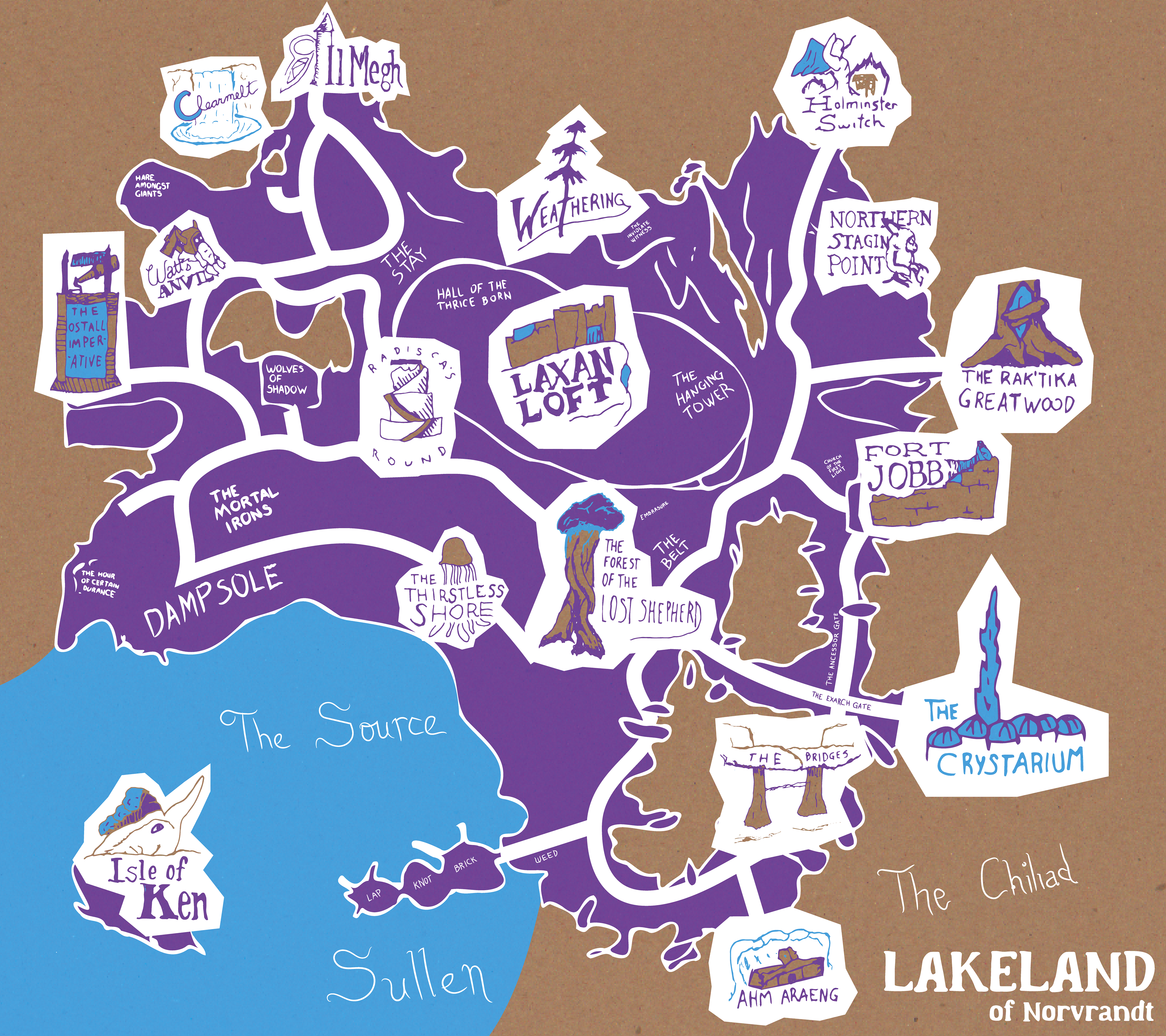 The actual digital map.