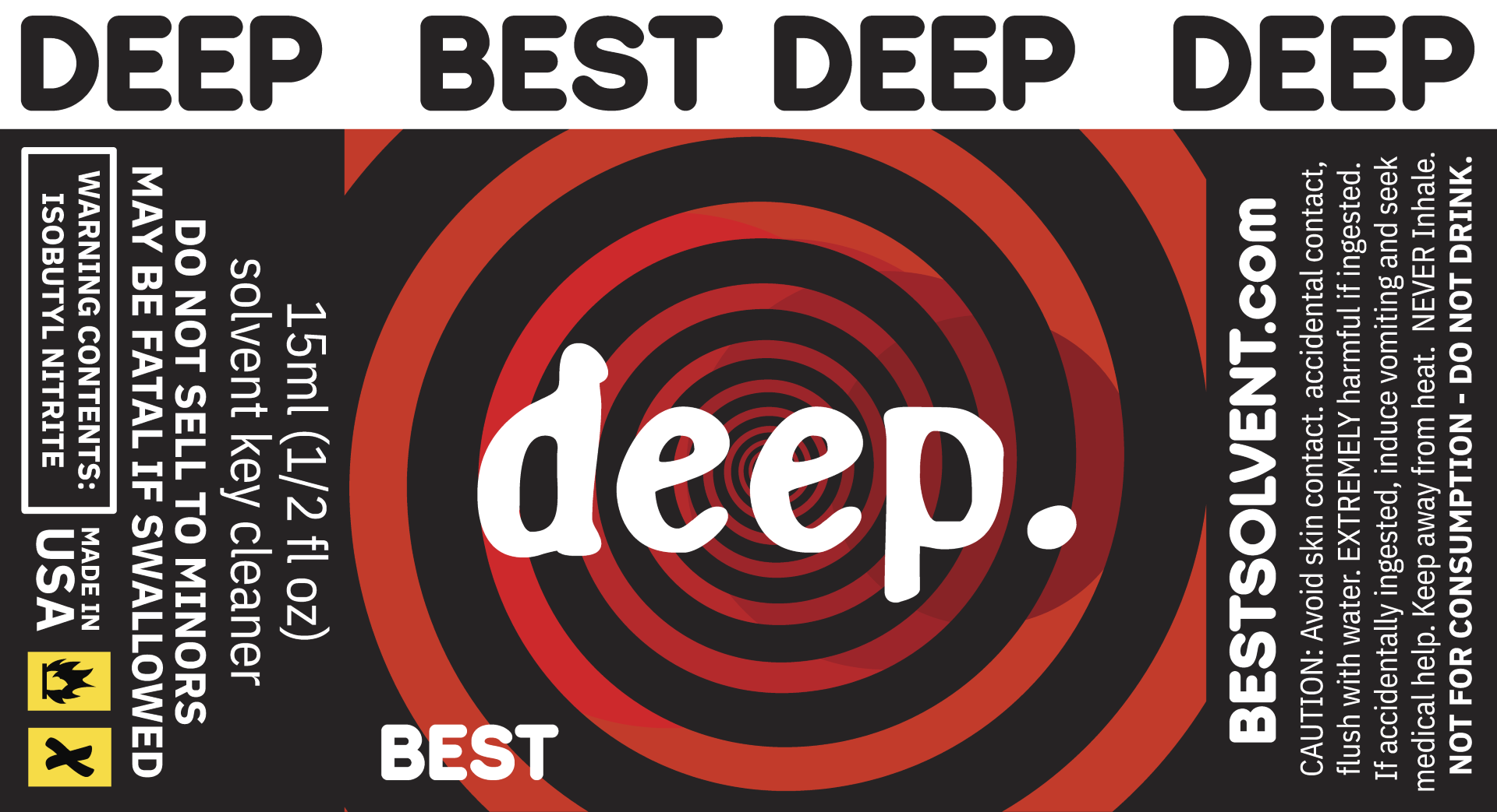 Label for Deep from Best Solvent