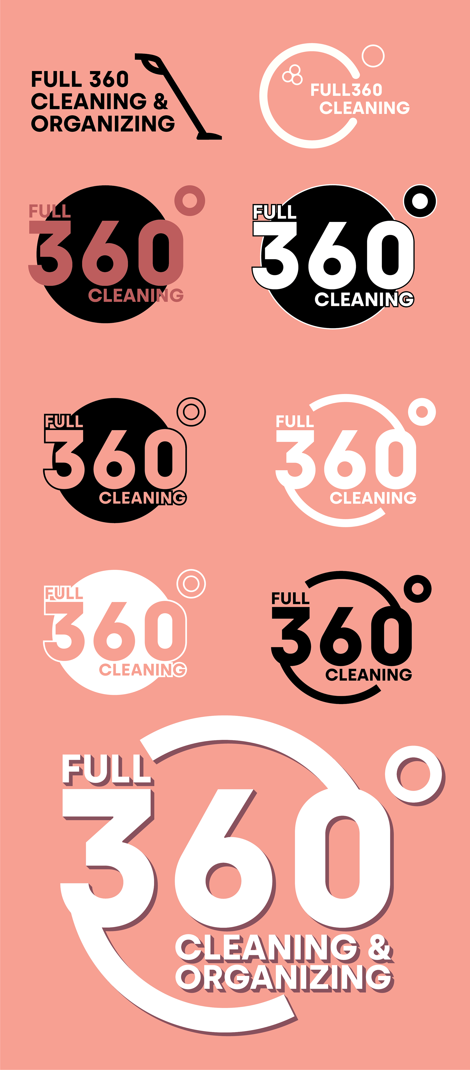 The evolution of the Full360 logo