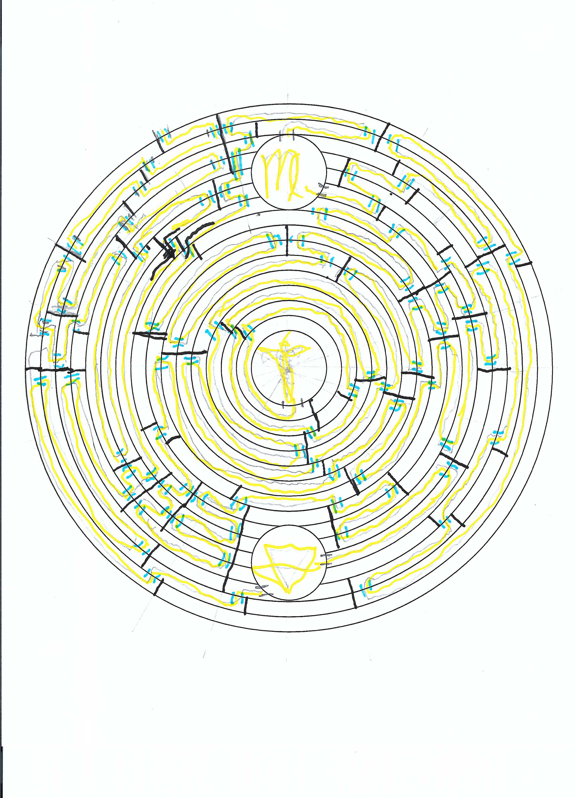 Art print maze development