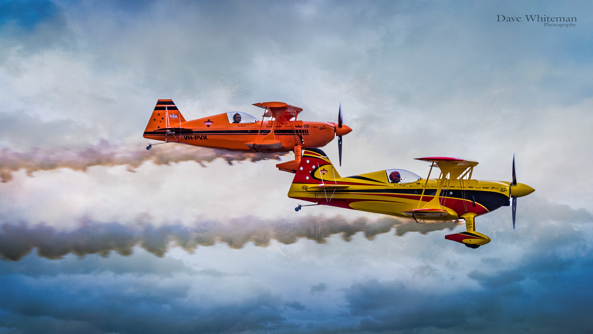 Paul Bennet's WolfPitts in action at the Warbirds Over Scone airshow