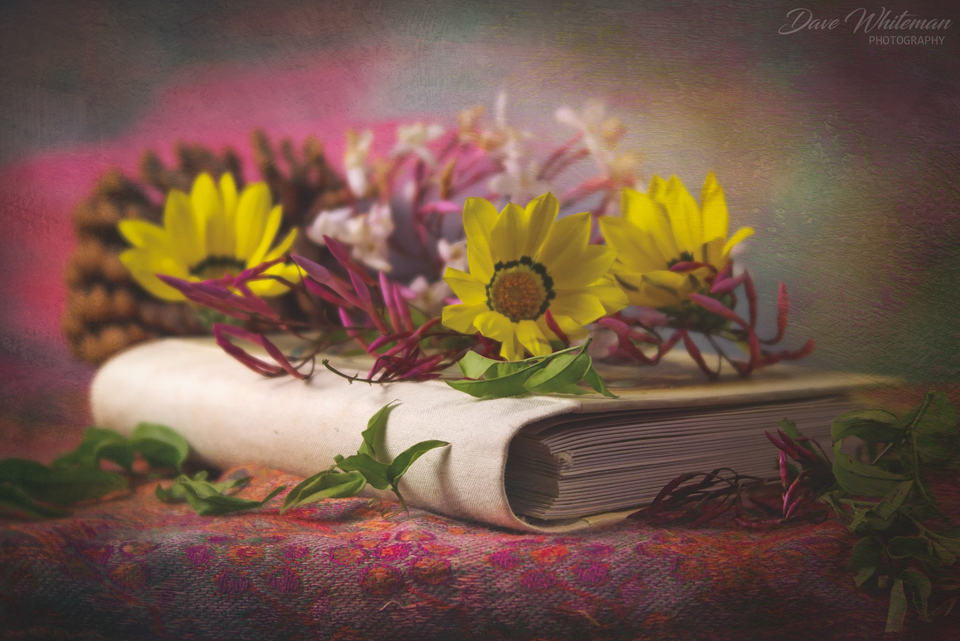 Spring flowers blooming on a bright Sunday in Spring.