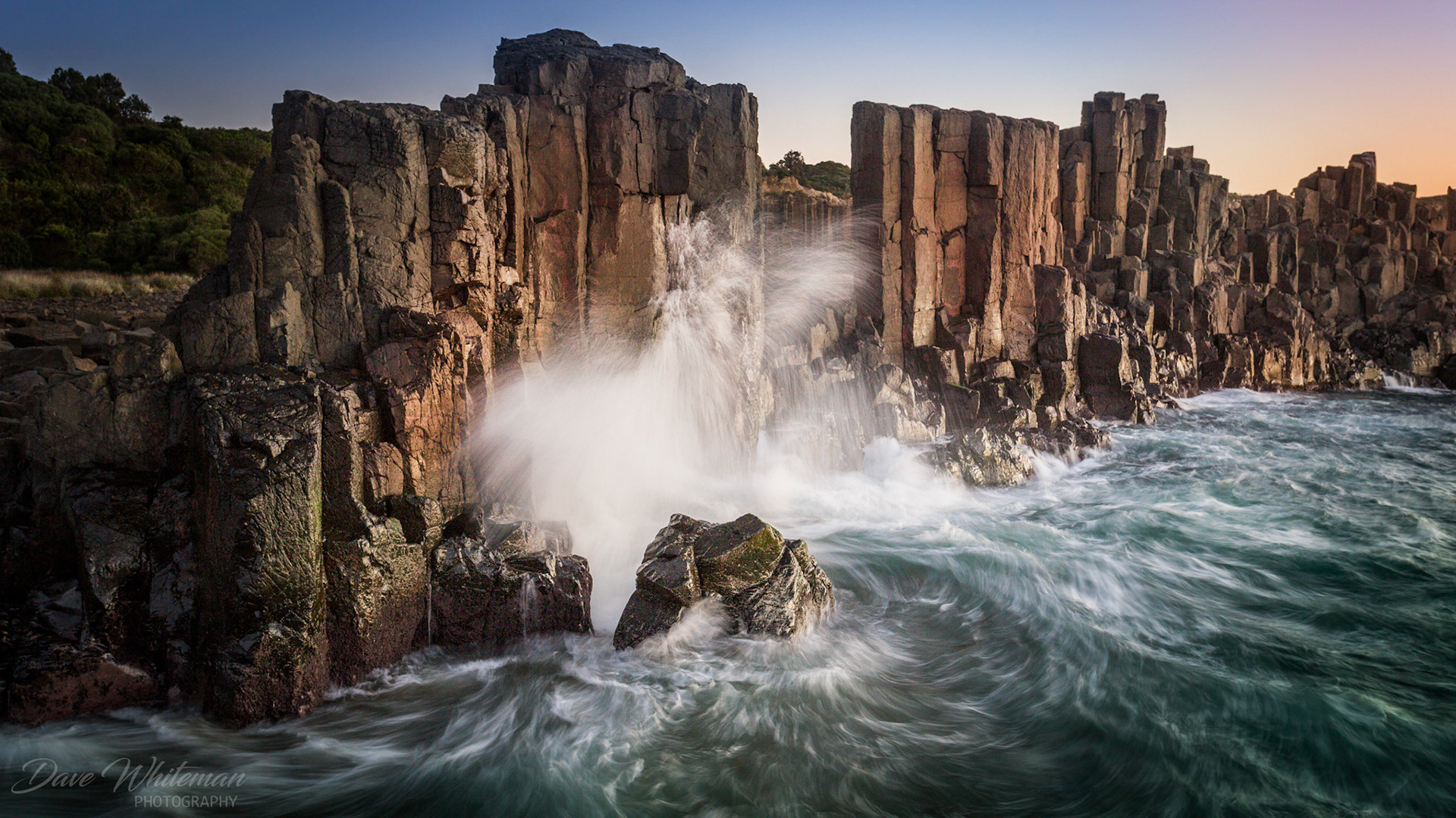 Sunrise at the Boneyards... Bombo Headland Quarry
