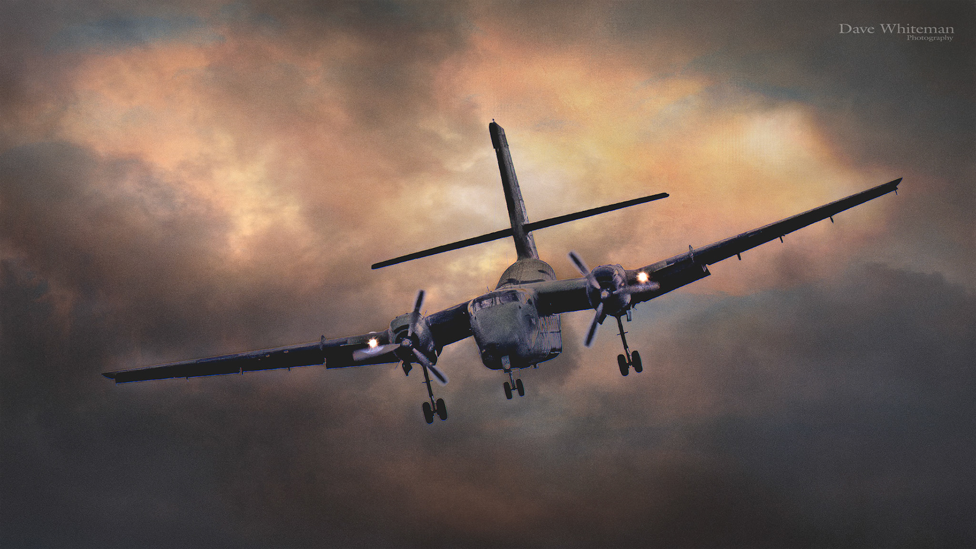 de Havilland DHC-4 Caribou on approach at Warbirds Over Scone airshow